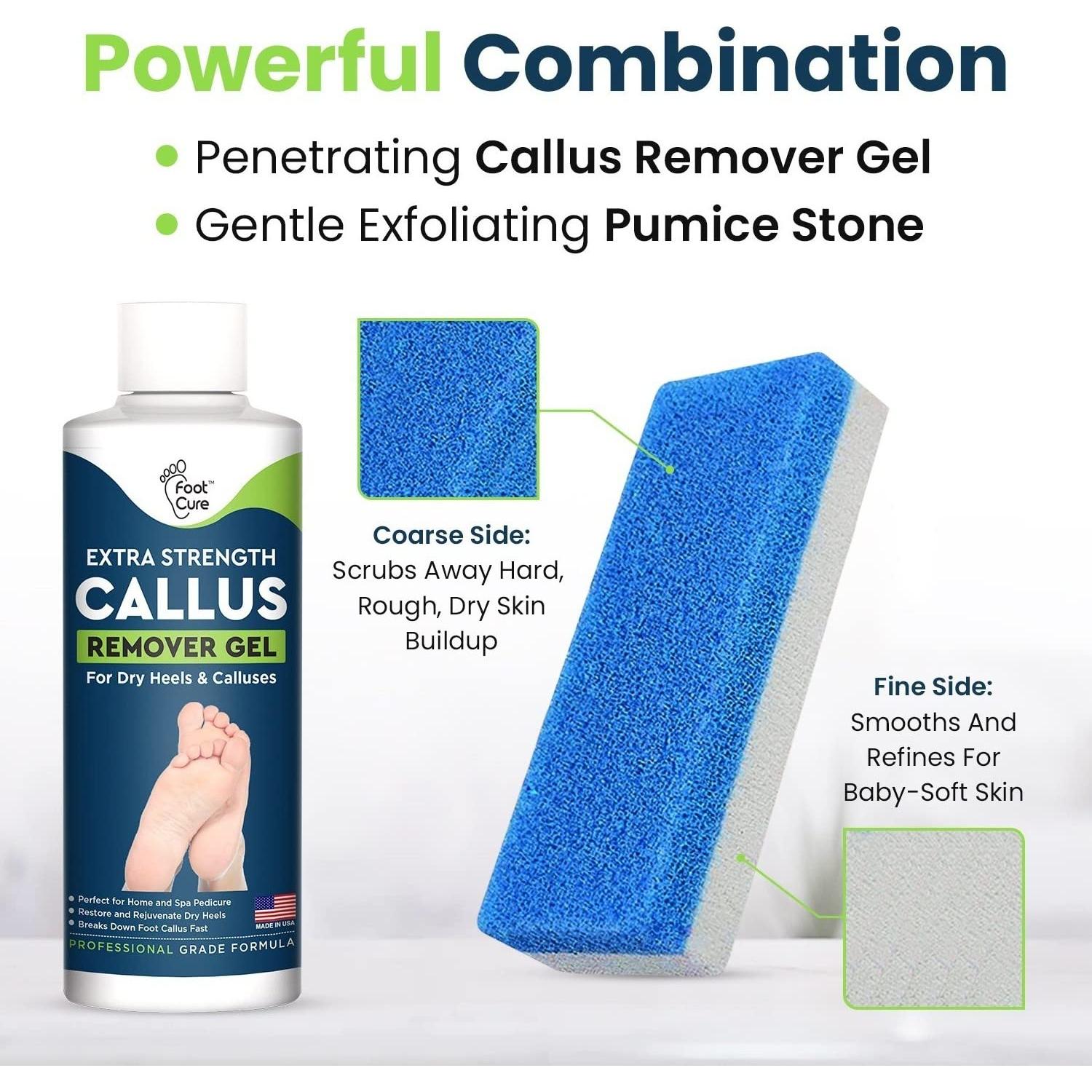 Removedor de Callos para Pies Foot Cure - Gel y Piedra Pómez