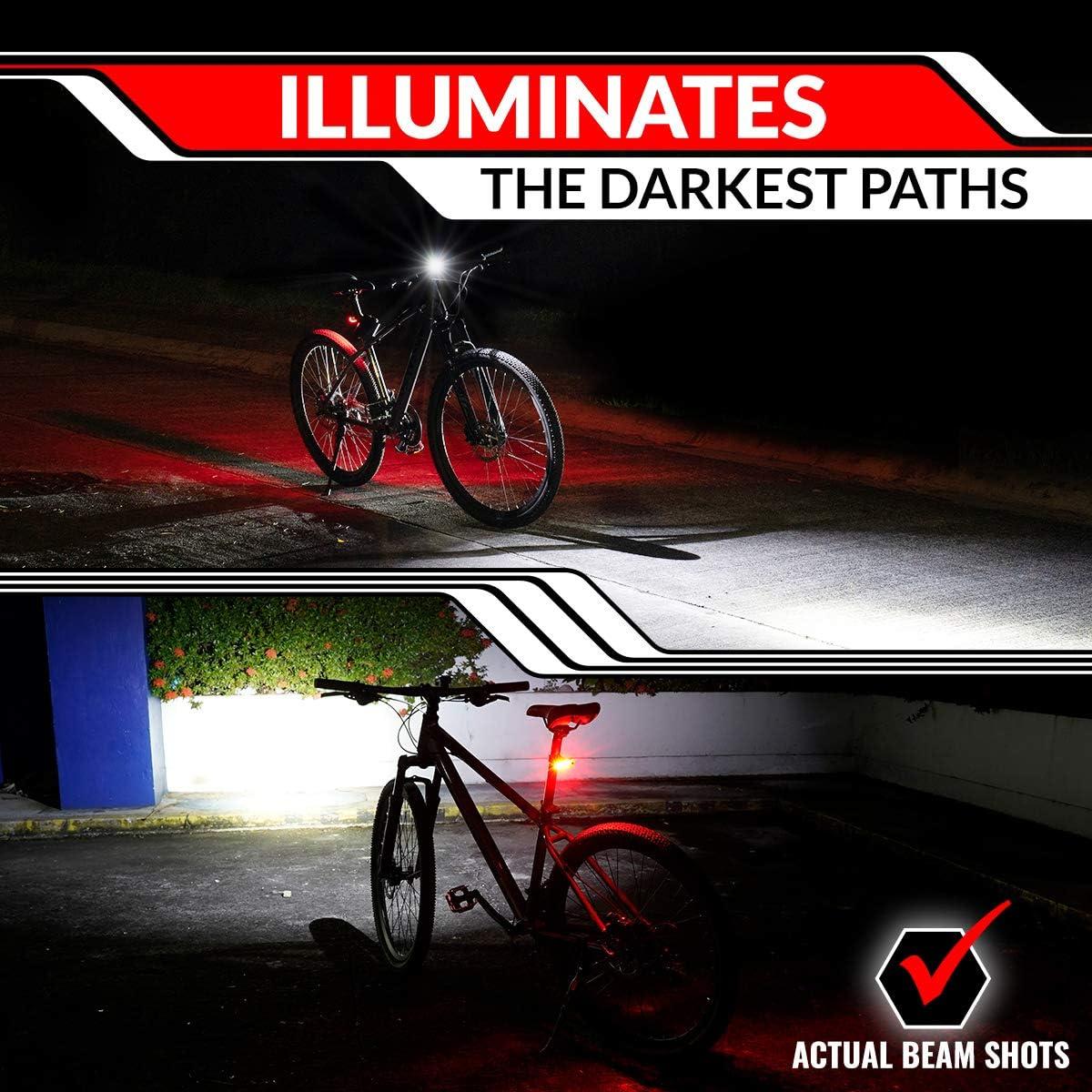 Juego de Luces Recargables GearLight S400 Pro para Bicicleta