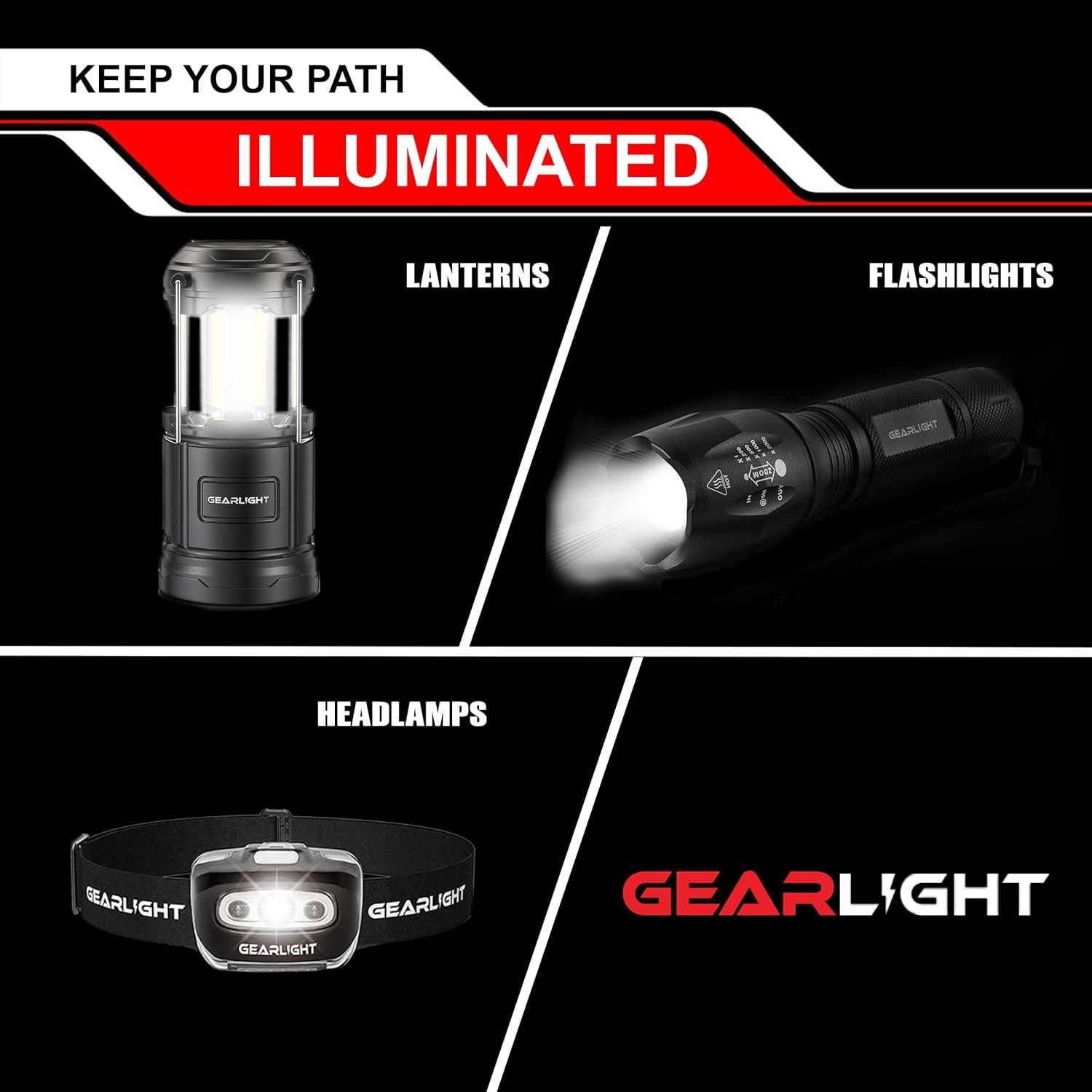 Juego de Luces Recargables GearLight S400 Pro para Bicicleta