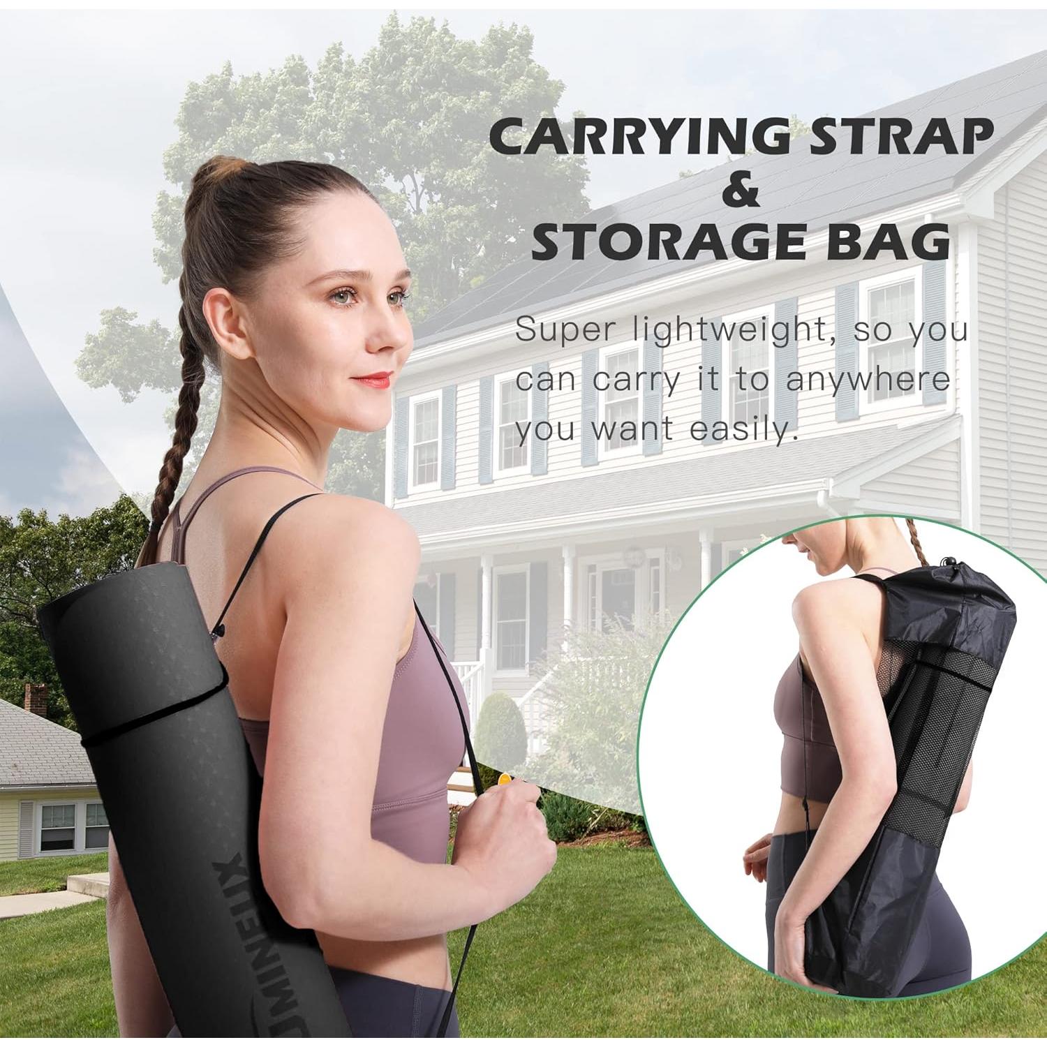 Esterilla de Yoga Antideslizante UMINEUX 182.88x60.96cm TPE