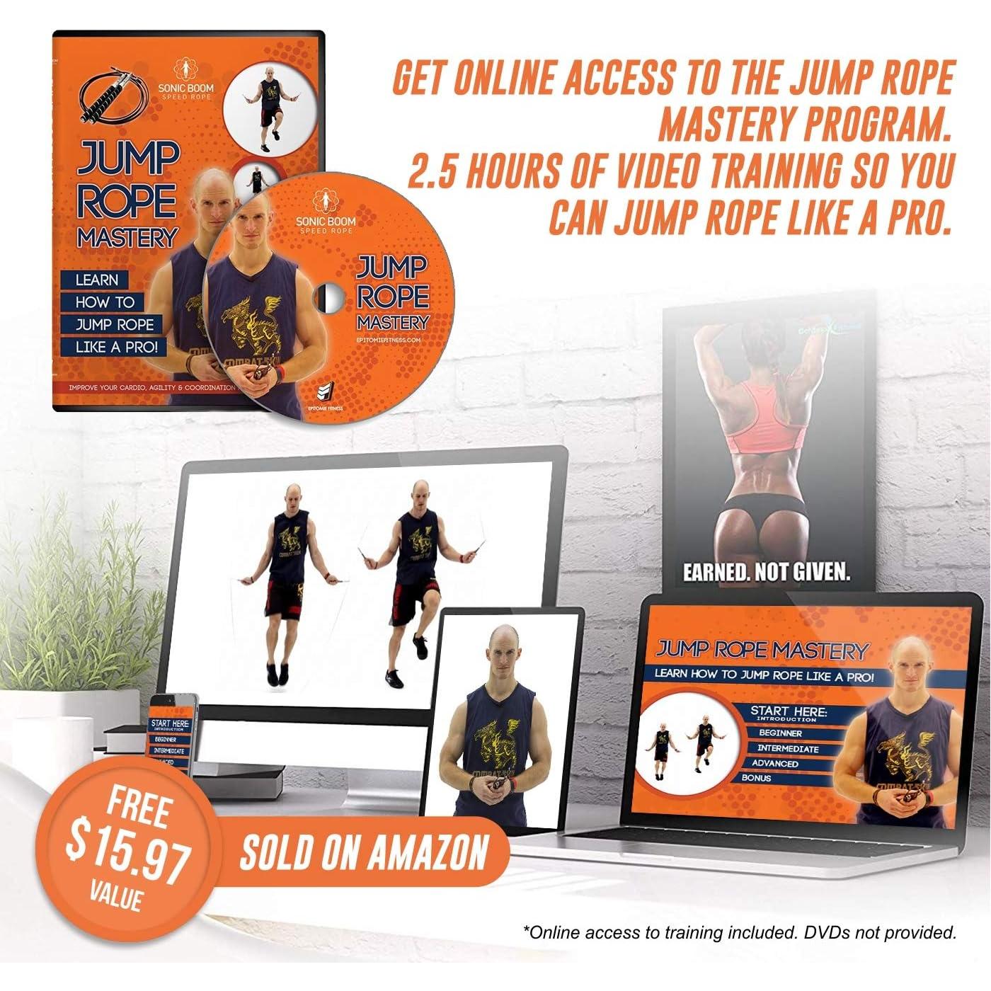 Cuerda de Salto con Peso Epitomie Fitness PowerSkip PII 0.45kg