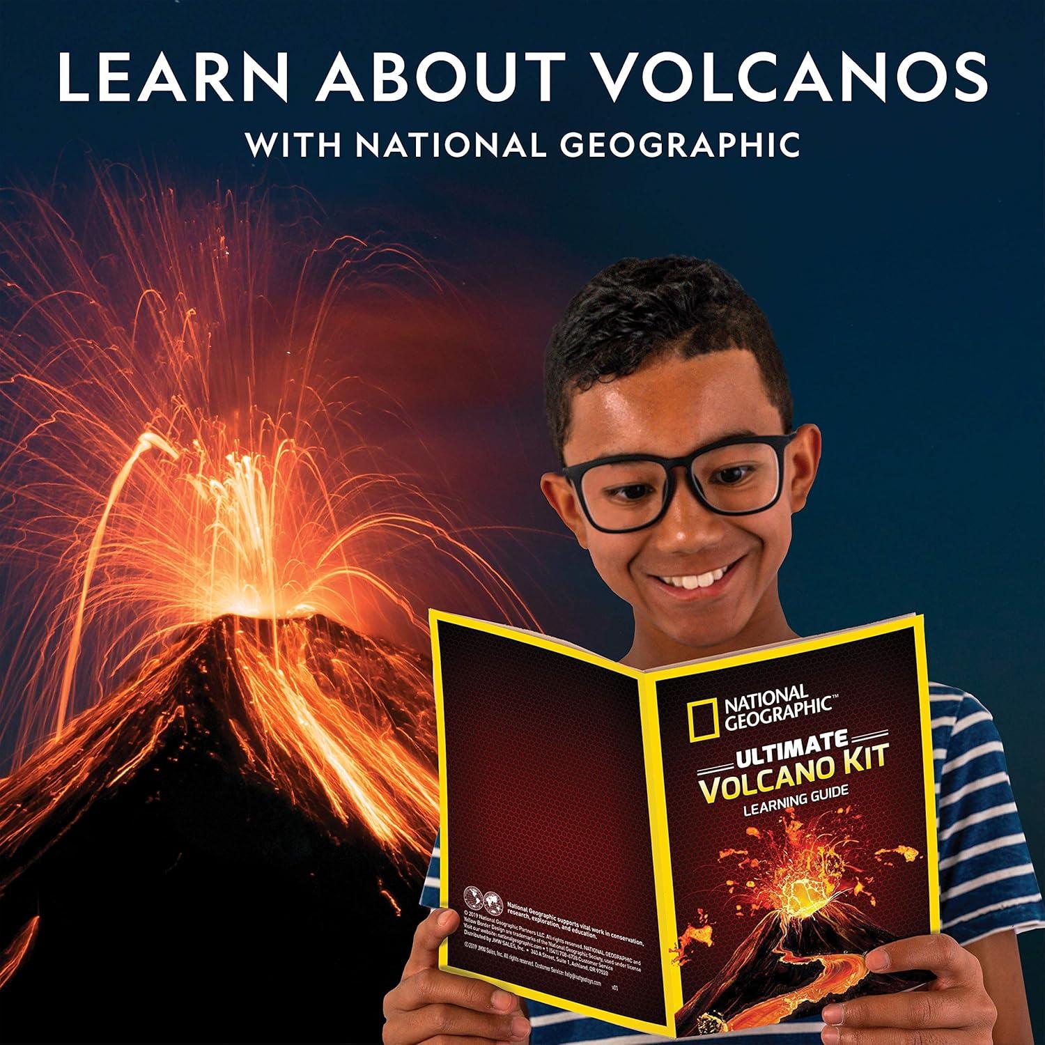 Kit de Volcán Nacional Geographic - Ciencia para Niños 8+