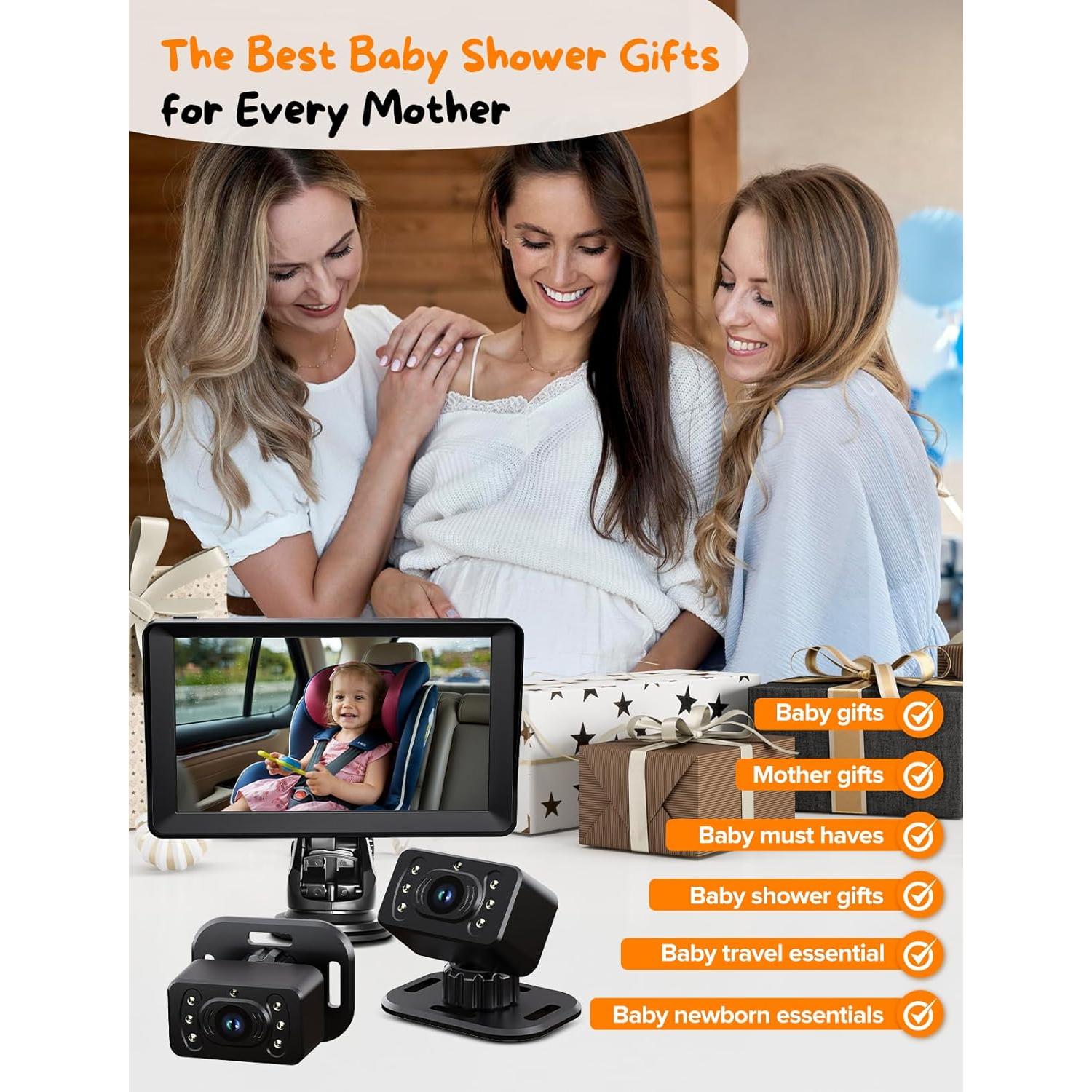 Cámara para Bebés Kidsneed KN70V2 con Pantalla HD 7" Doble