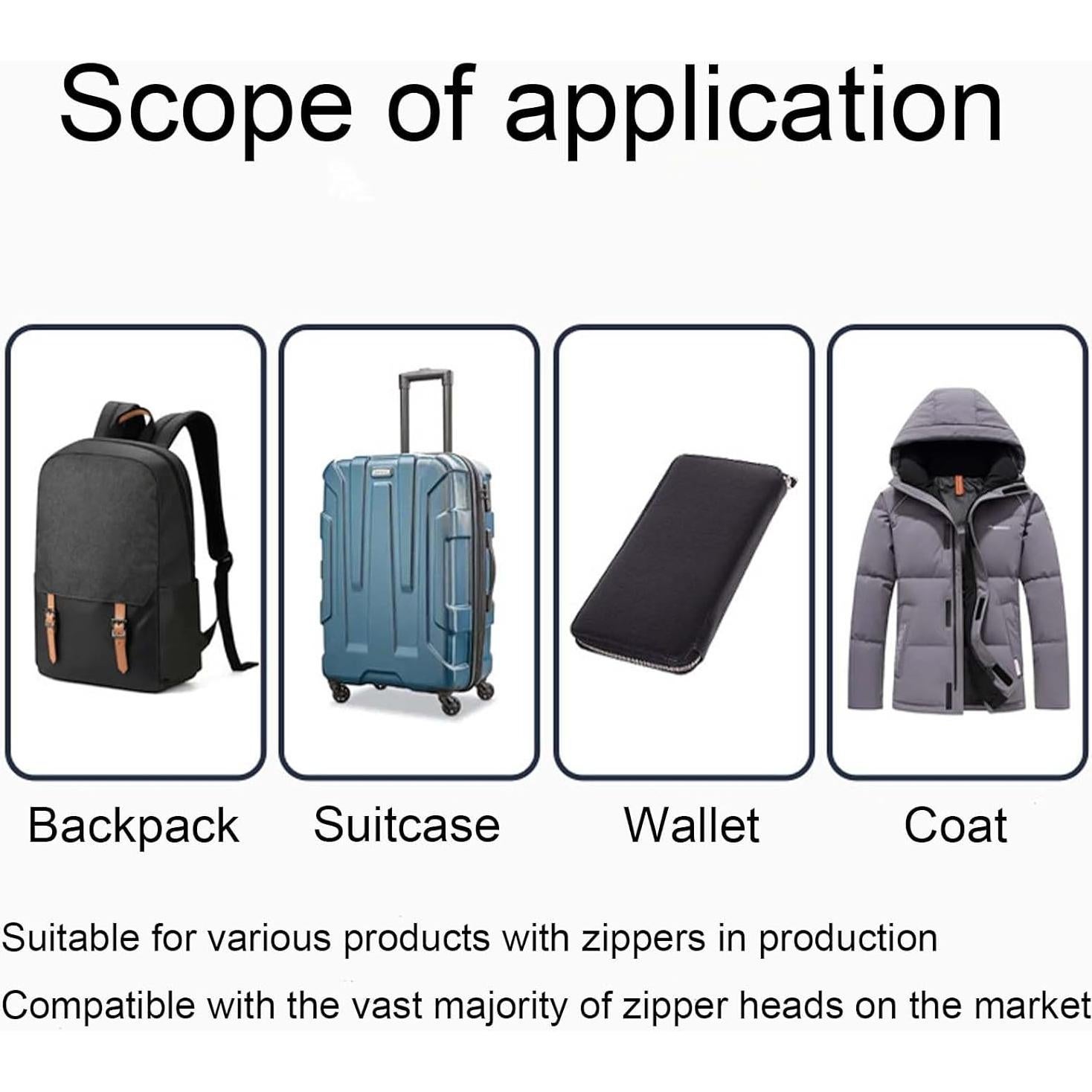 Tiradores de Cremallera UDDITXIDT 4 PCS Metálicos Dorados y Plateados