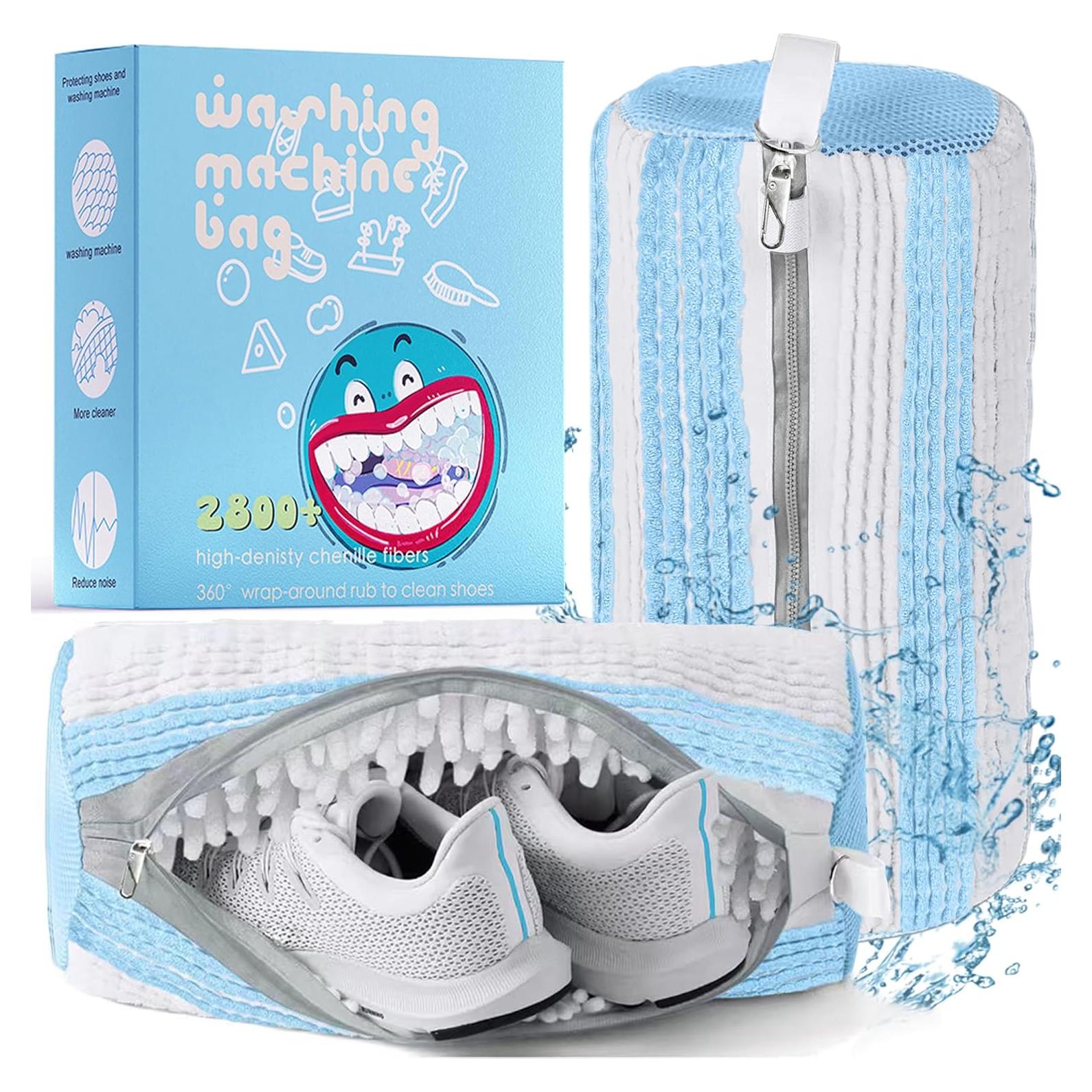 Bolsa de Lavado de Zapatos XXL ZEPHYRION - 2 Piezas Azul