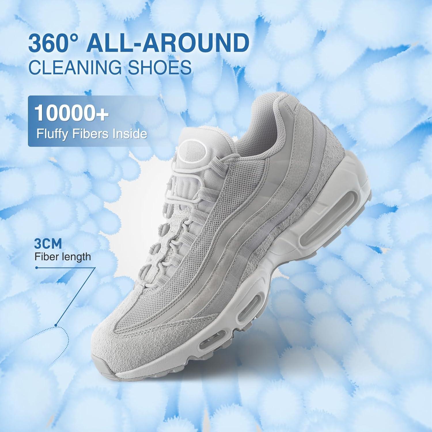 Bolsas de Lavandería para Zapatos Teletrogy Azul - 2 Pares de Árboles Ajustables