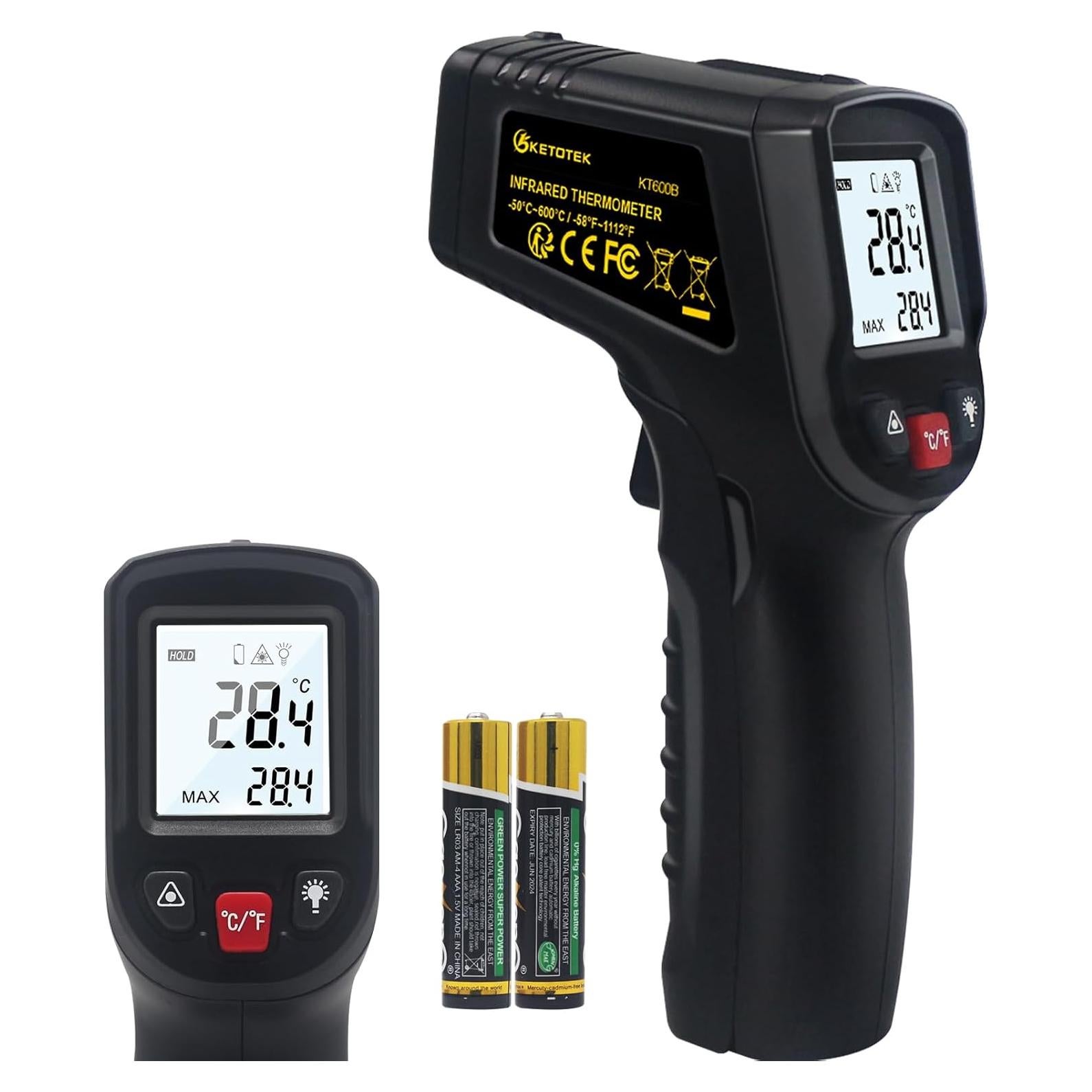 Termómetro Infrarrojo Digital KETOTEK KT600B -50°C a 600°C