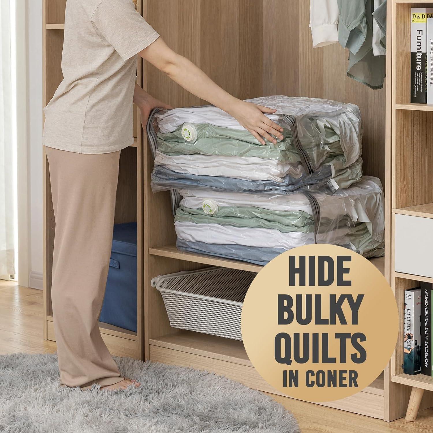 Bolsas de Almacenamiento al Vacío TAILI 6 Pzas Cubo Extra Grande