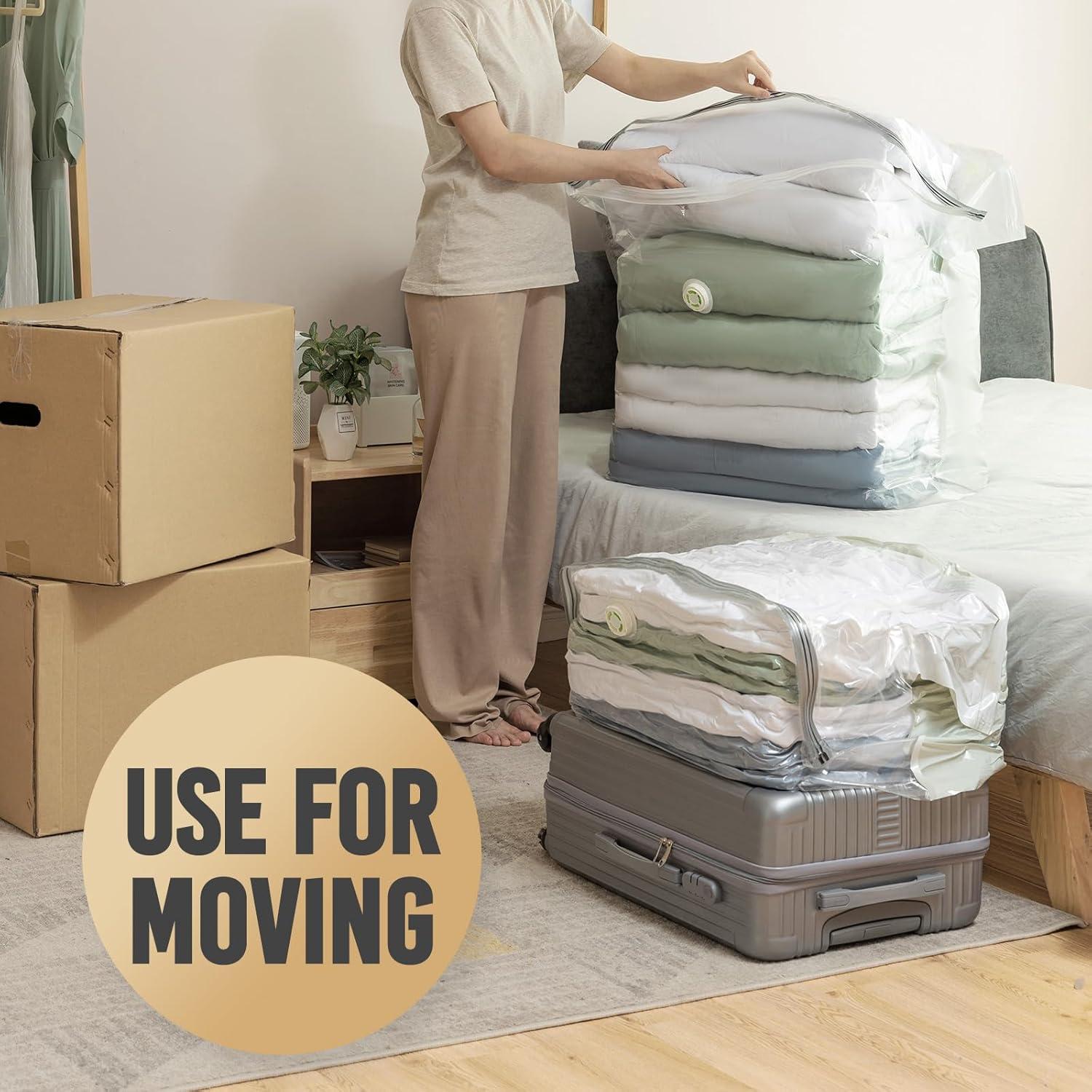 Bolsas de Almacenamiento al Vacío TAILI 6 Pzas Cubo Extra Grande