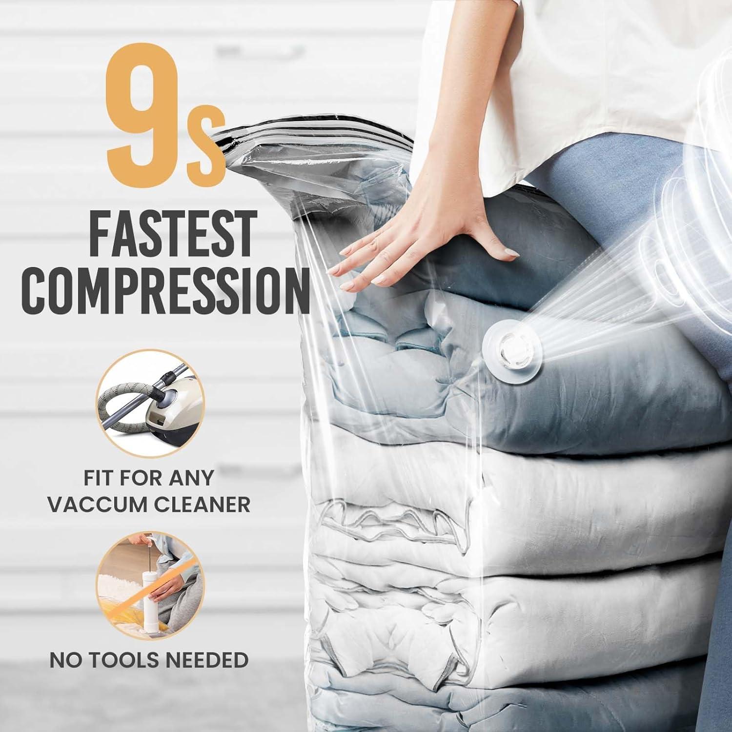 Bolsas de Almacenamiento al Vacío TAILI Jumbo 12 Piezas 79x102 cm