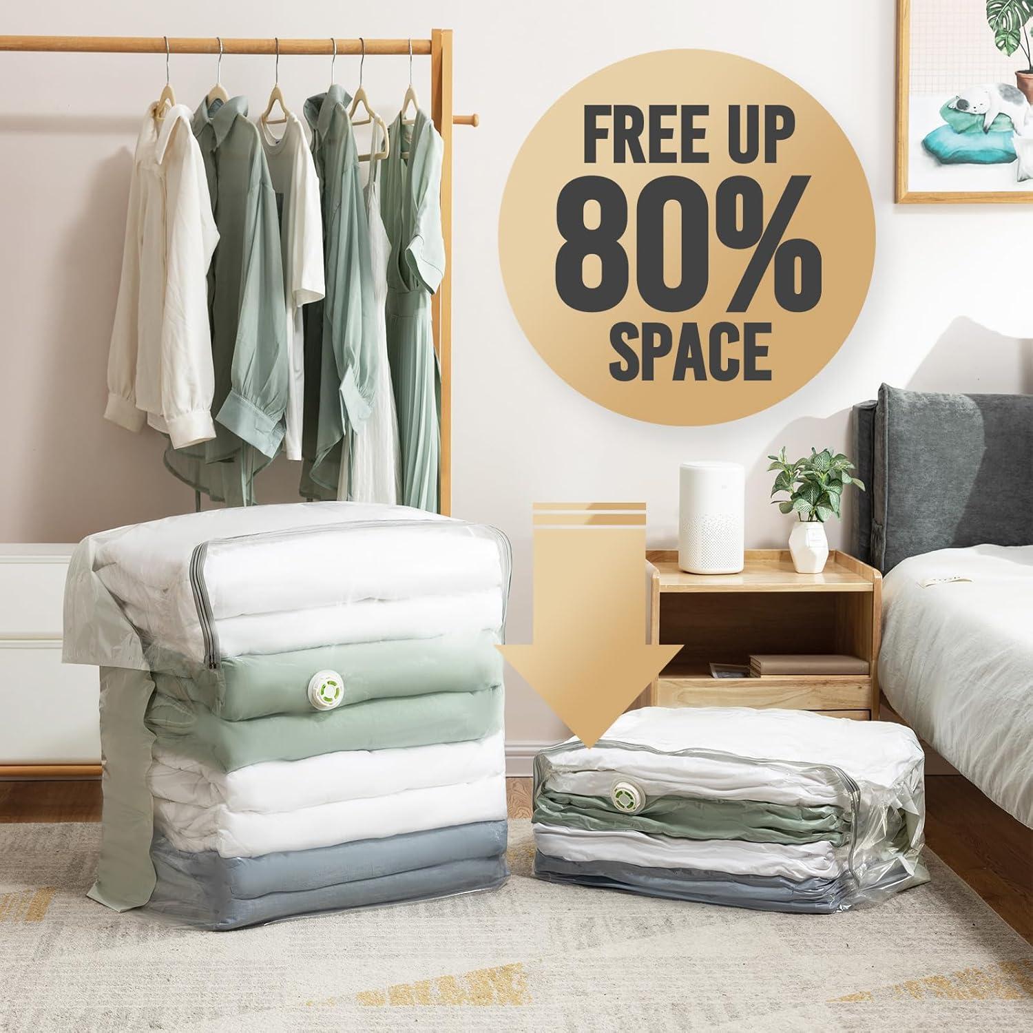 Bolsas de Almacenamiento al Vacío TAILI 6 Pzas Cubo Extra Grande