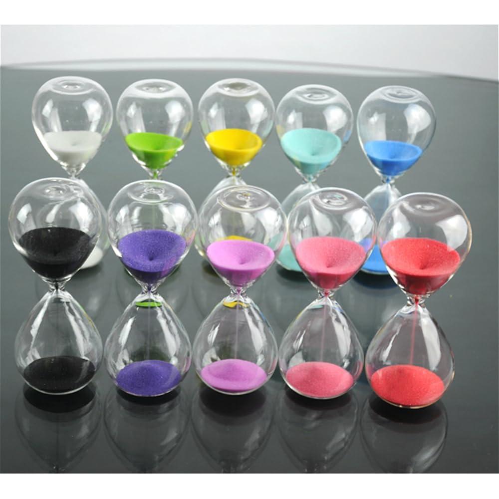 Reloj de Arena Falytemow 30 Minutos Vidrio Púrpura 23.5 cm