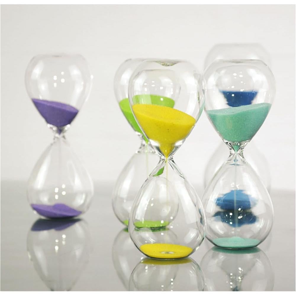 Reloj de Arena Falytemow 30 Minutos Vidrio Púrpura 23.5 cm