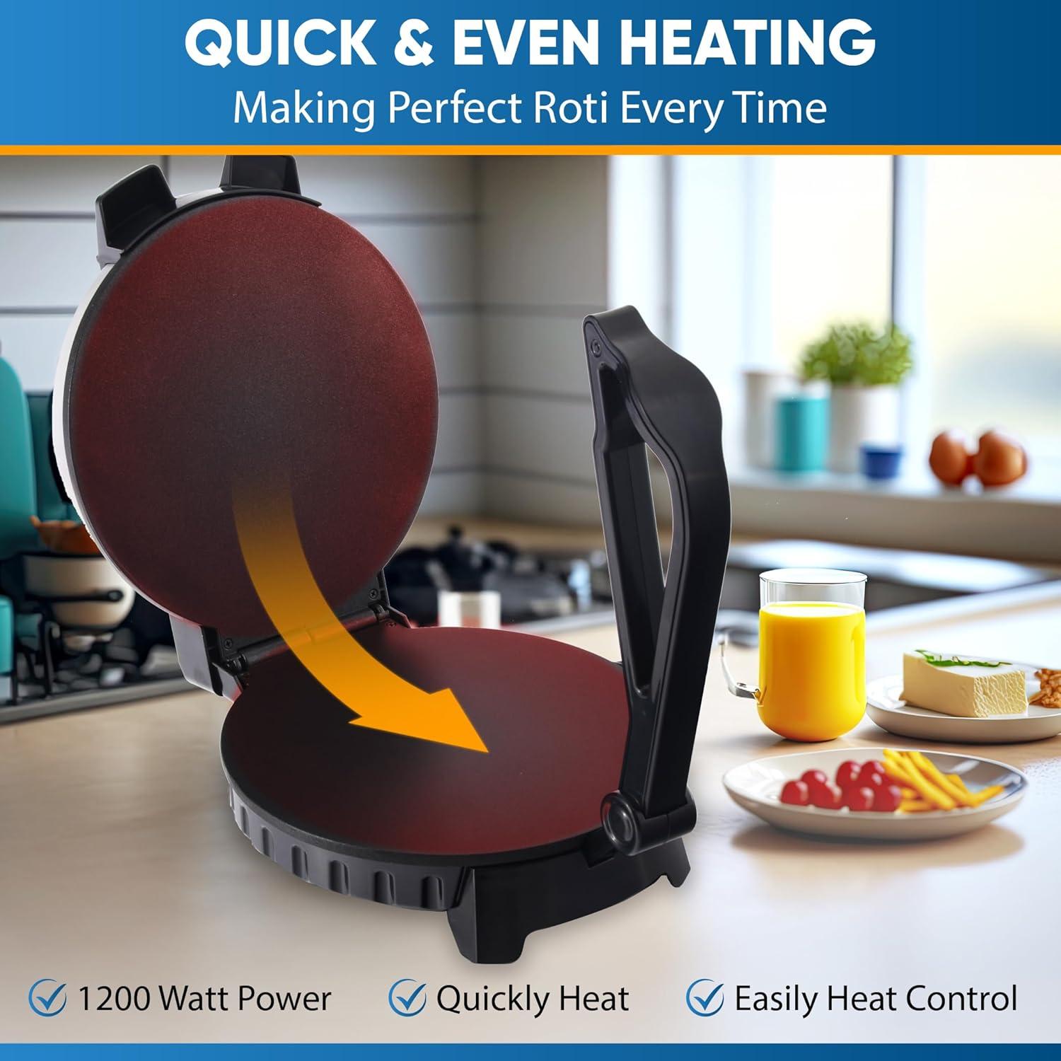 Hacedor de Roti StarBlue SB-SW2093 Acero Inoxidable 1200W