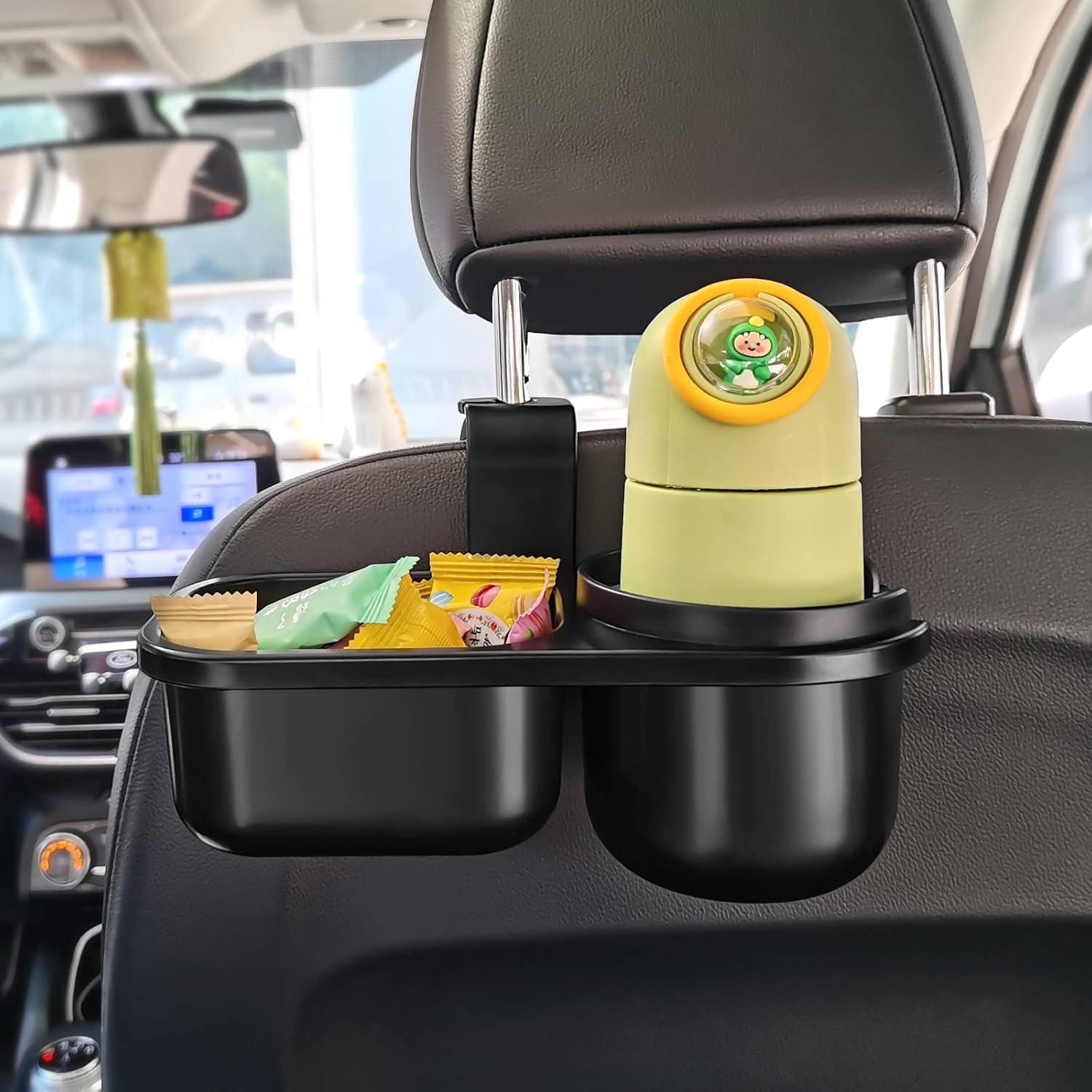 Organizador de Asiento de Auto Accmor 2 en 1 con Portavasos