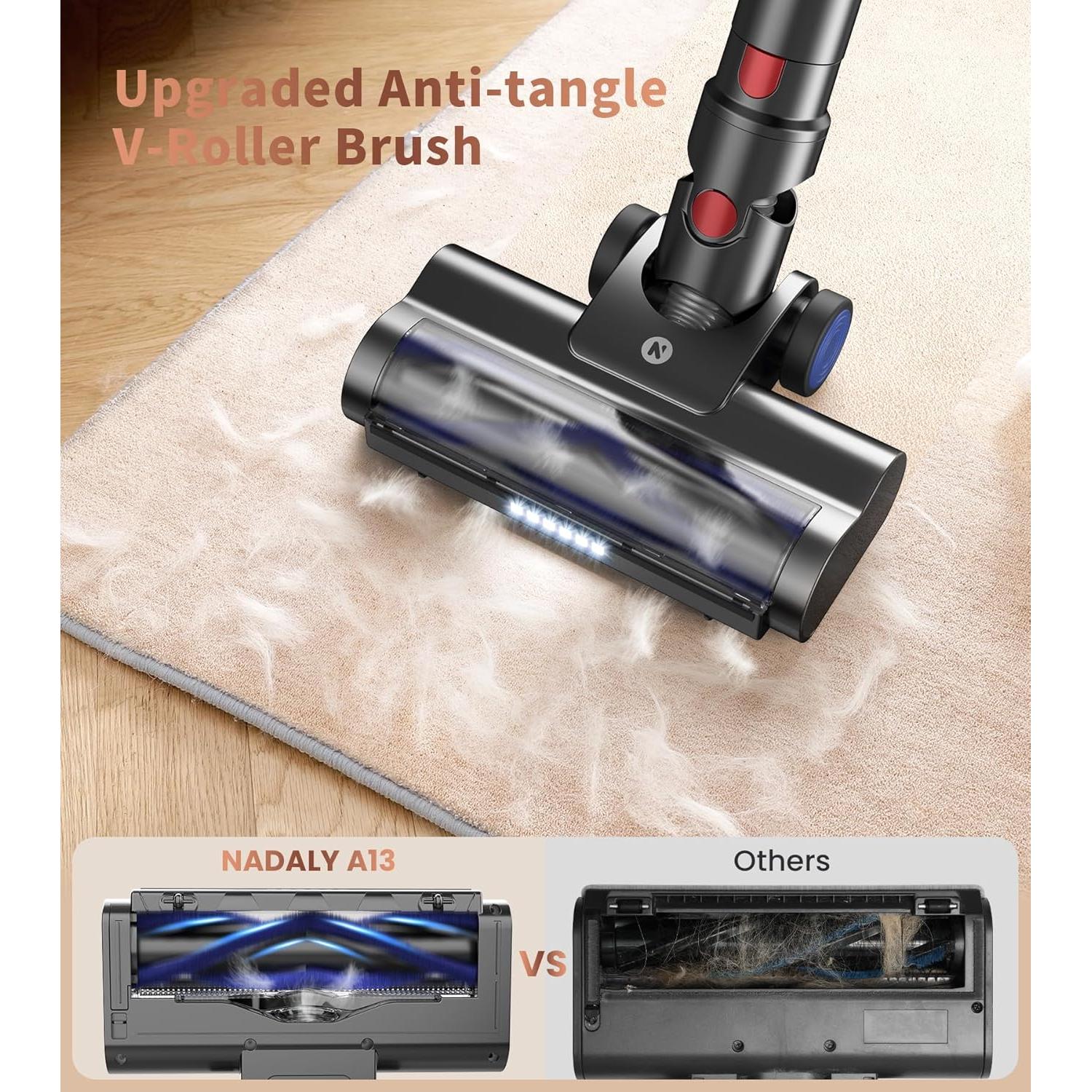 Aspiradora Inalámbrica NADALY A13 120W 1.5L Antienredos