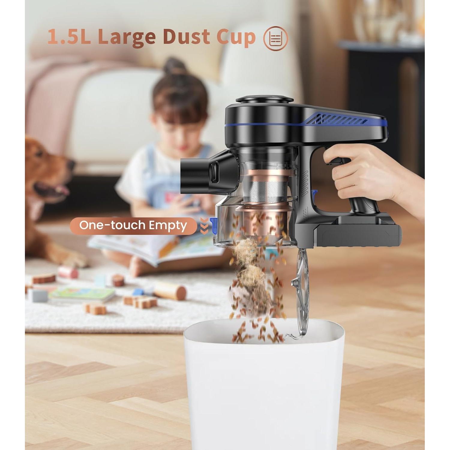 Aspiradora Inalámbrica NADALY A13 120W 1.5L Antienredos