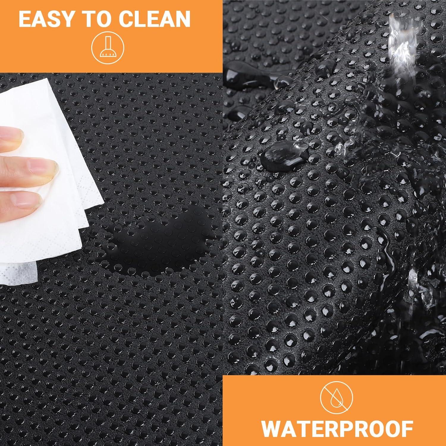 Forro de Estante FLPMIX 10cm x 1008cm Negro Impermeable