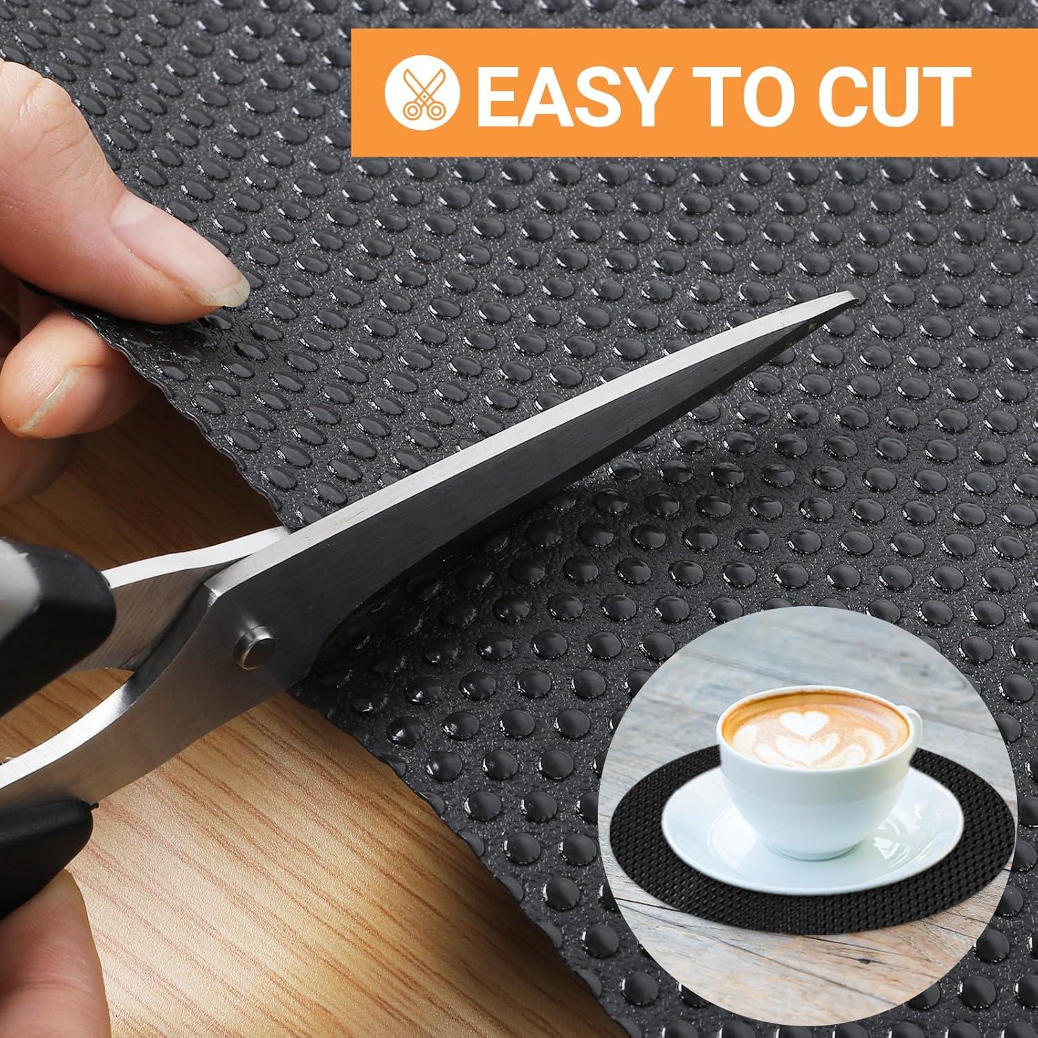 Forro de Estante FLPMIX 10cm x 1008cm Negro Impermeable