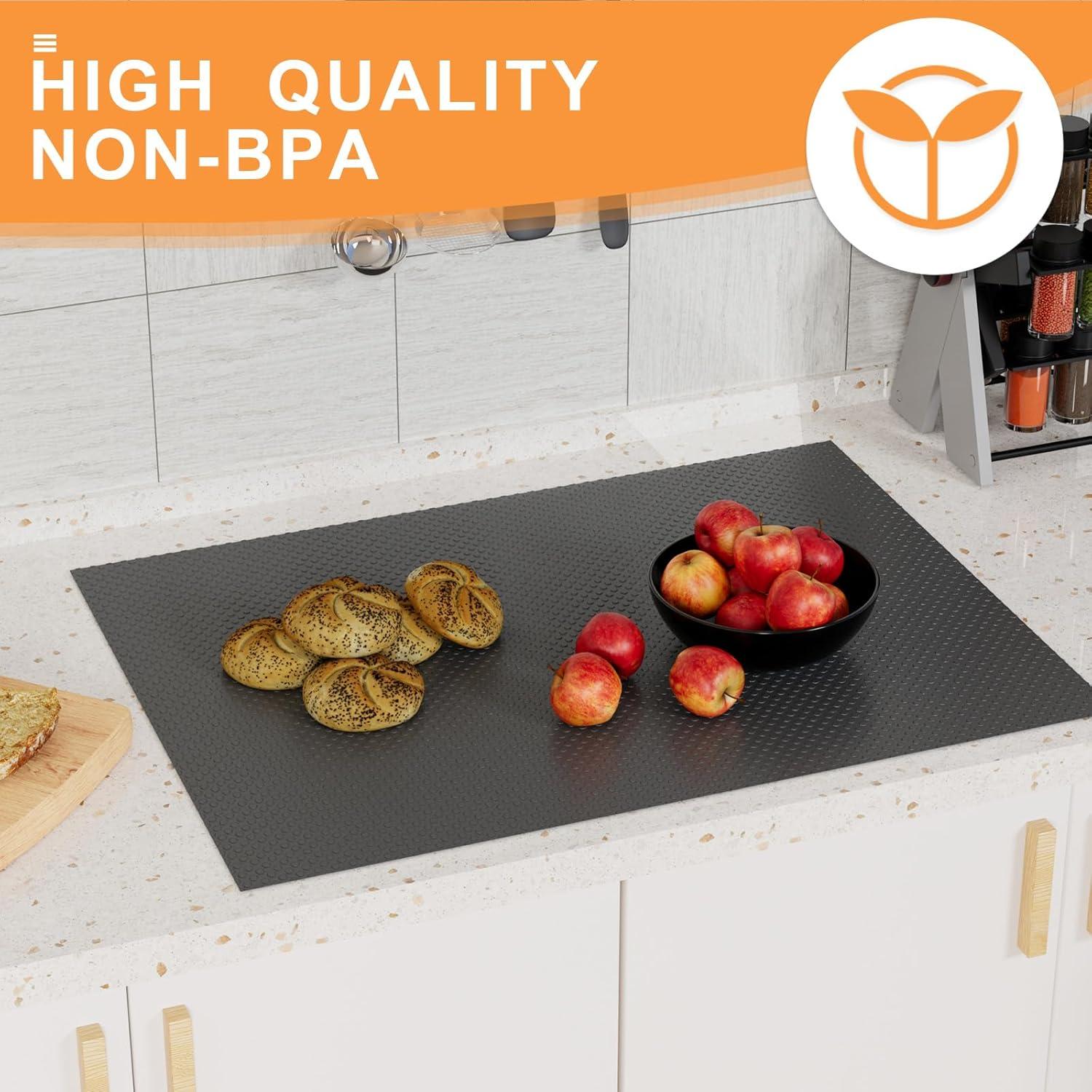 Forro de Estante FLPMIX 10cm x 1008cm Negro Impermeable