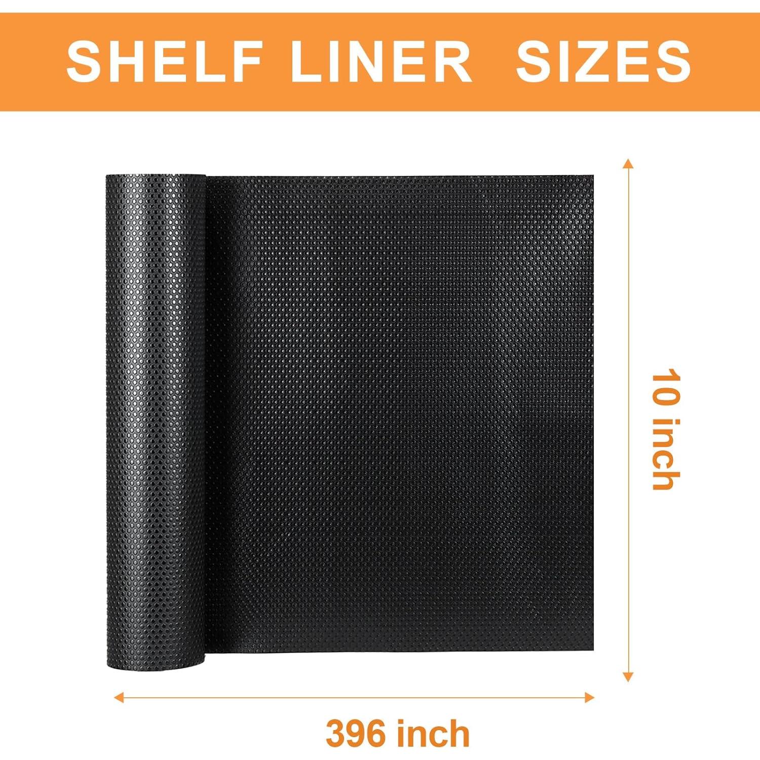 Forro de Estante FLPMIX 10cm x 1008cm Negro Impermeable