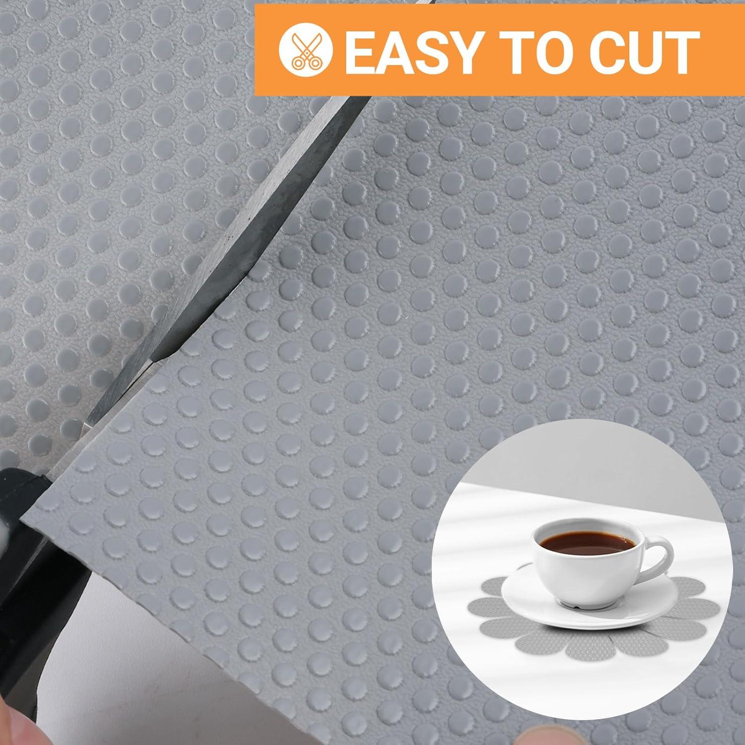 Forro de estantería impermeable FLPMIX 10 cm x 12 m gris