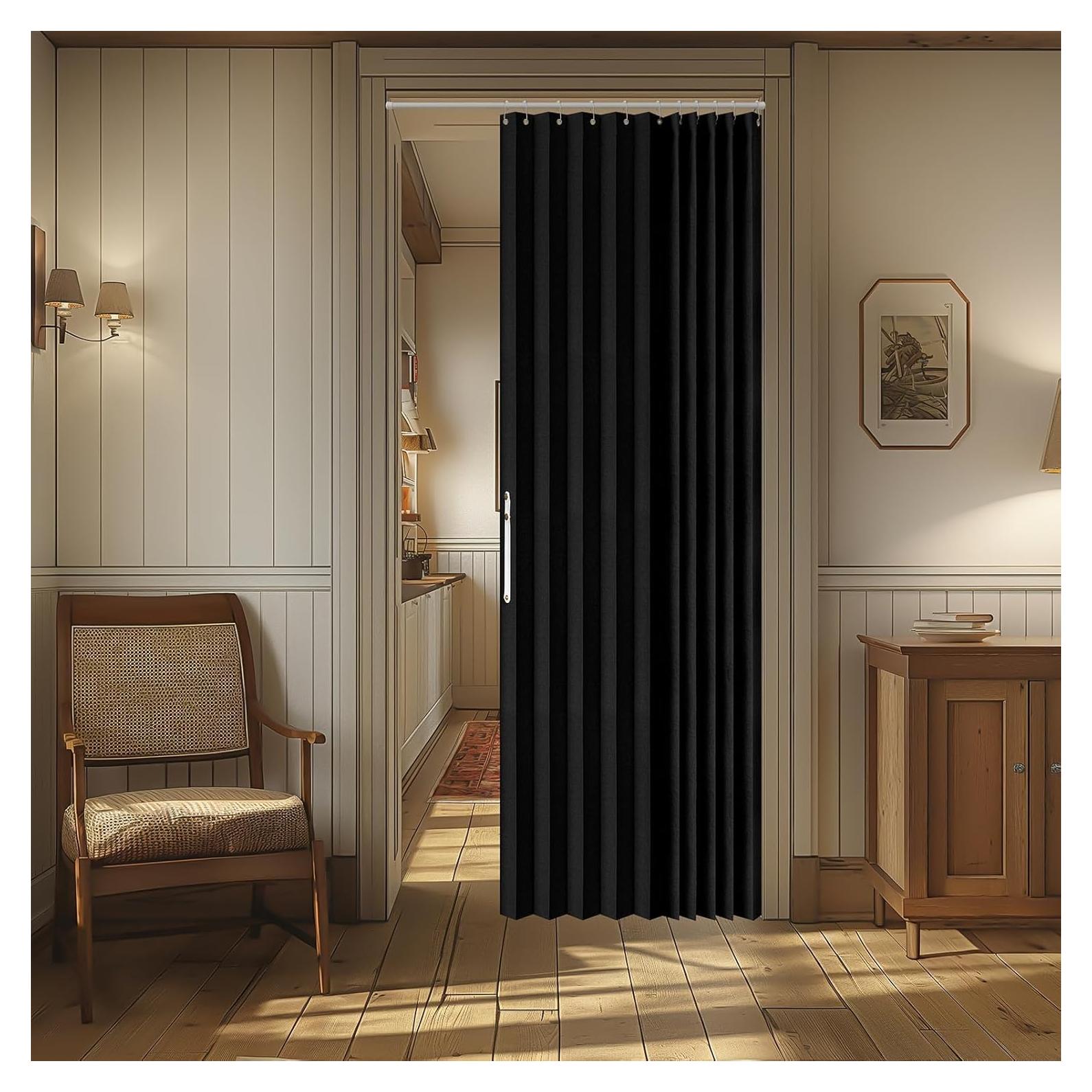 Cortina Magnética AJAZZ 100% Opaca 107x198 cm Negra