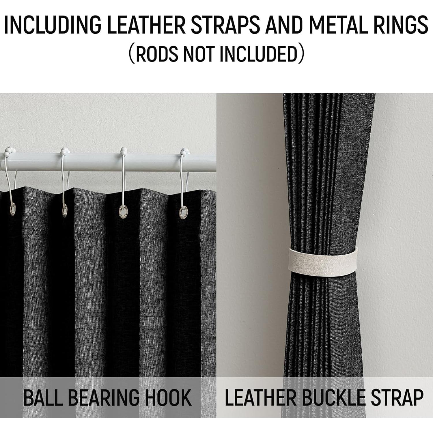 Cortina Magnética AJAZZ 100% Opaca 107x198 cm Negra