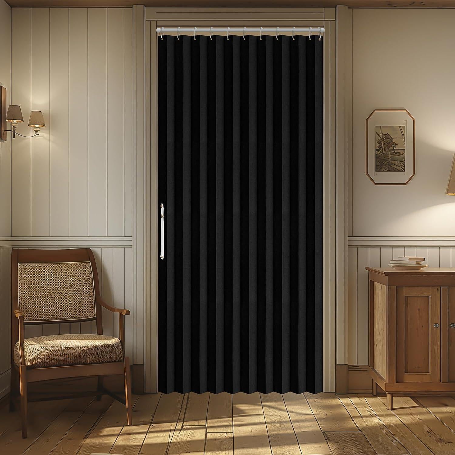 Cortina Magnética AJAZZ 100% Opaca 107x198 cm Negra