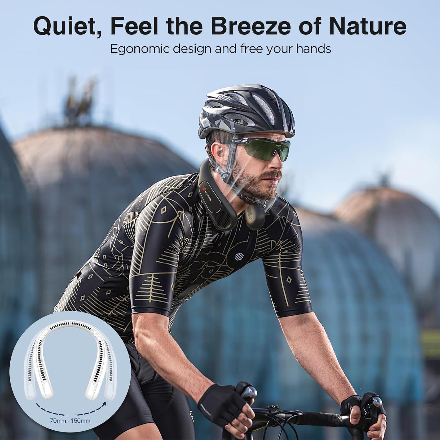 Ventilador de Cuello Hotsales Recargable 6000 mAh 3 Velocidades