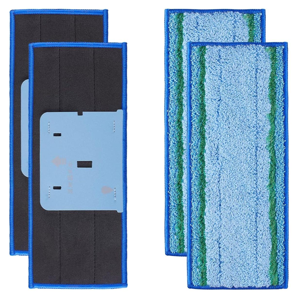 Almohadillas de Mopa iRobot Braava Jet M6 - Paquete de 4 Microfibra