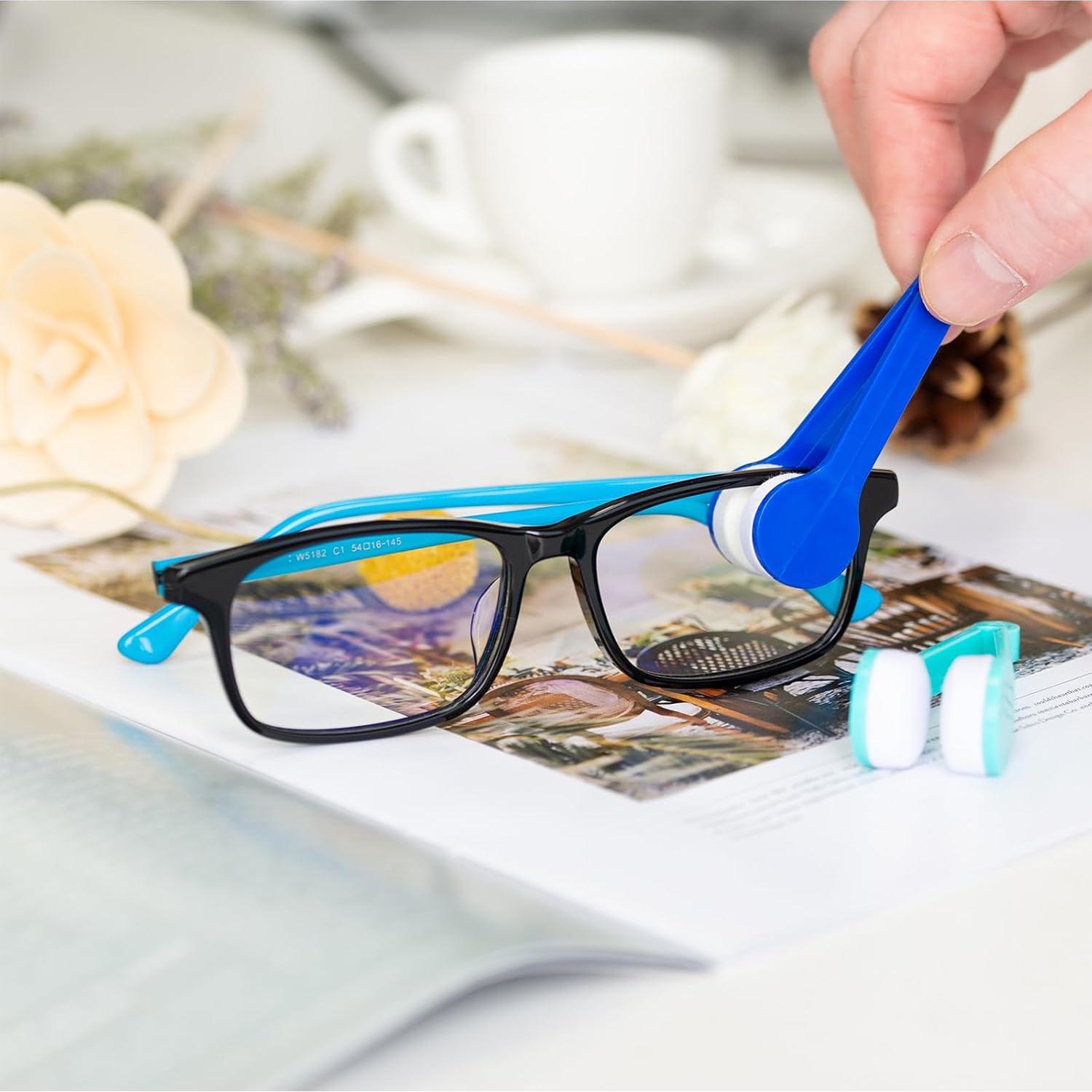 Limpiador de Lentes de Gafas SNNSHUN - 10 Cepillos Microfibra