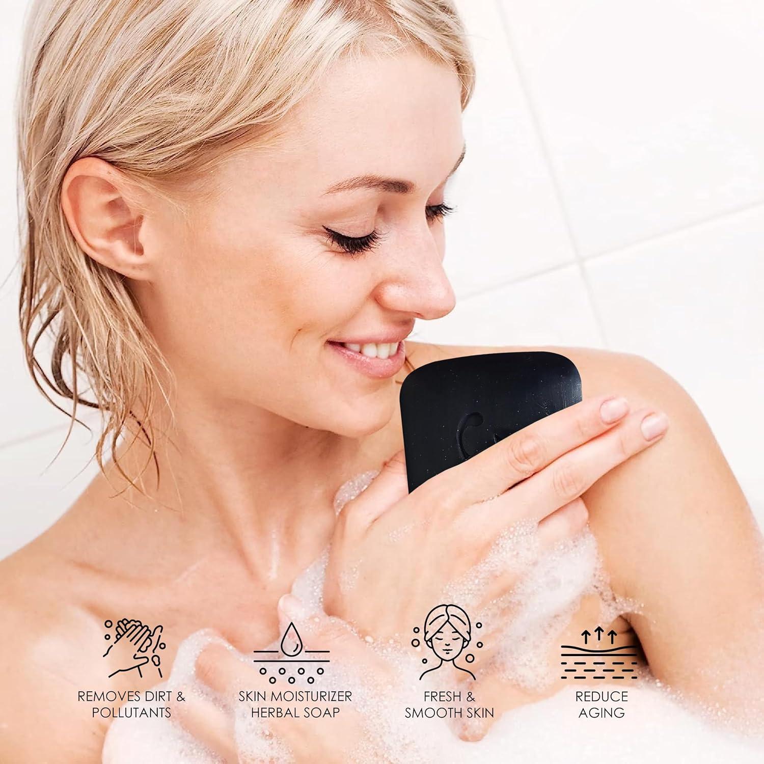 Jabón Negro Africano Herboganic con Manteca de Cacao 142 g