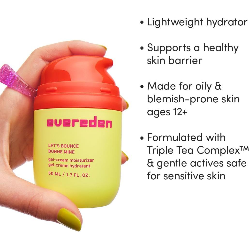 Set de Cuidado Facial Pre-Adolescente Evereden - Gel Limpiador, Hidratante y Almohadillas