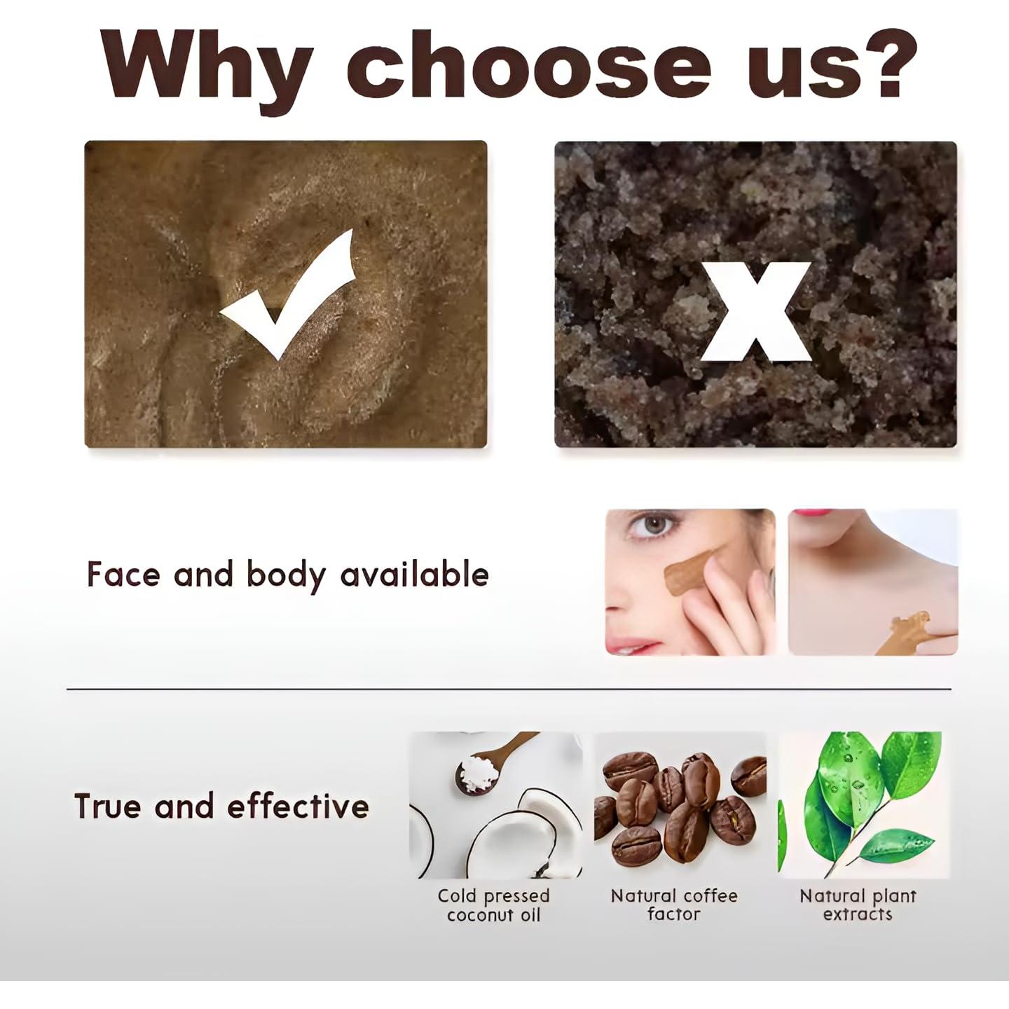 Set Exfoliantes Facial y Corporal Keratine Queen 300g - Café de Coco y Naranja Dulce