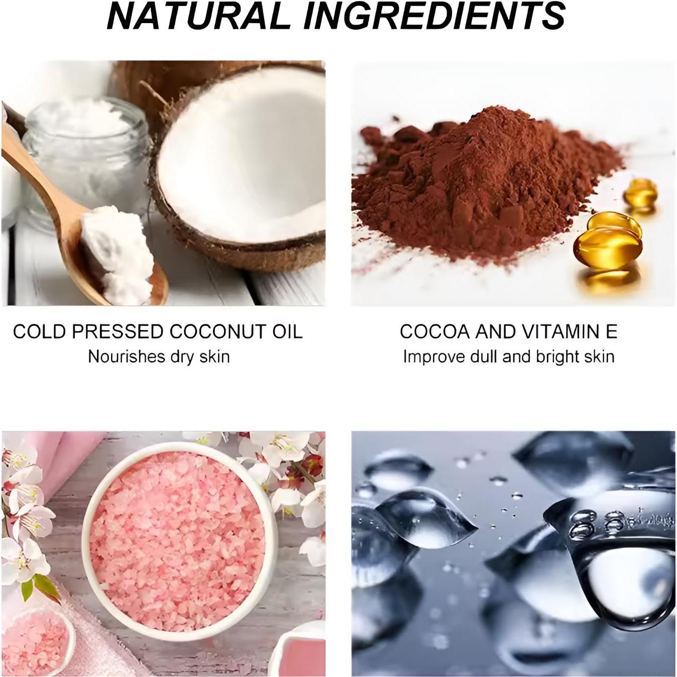 Set Exfoliantes Facial y Corporal Keratine Queen 300g - Café de Coco y Naranja Dulce