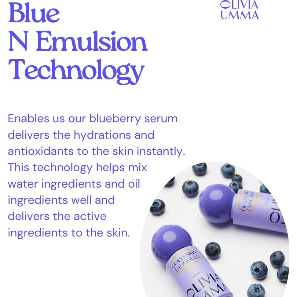 Suero Facial Anti Envejecimiento Olivia Umma 40ml - Arándano