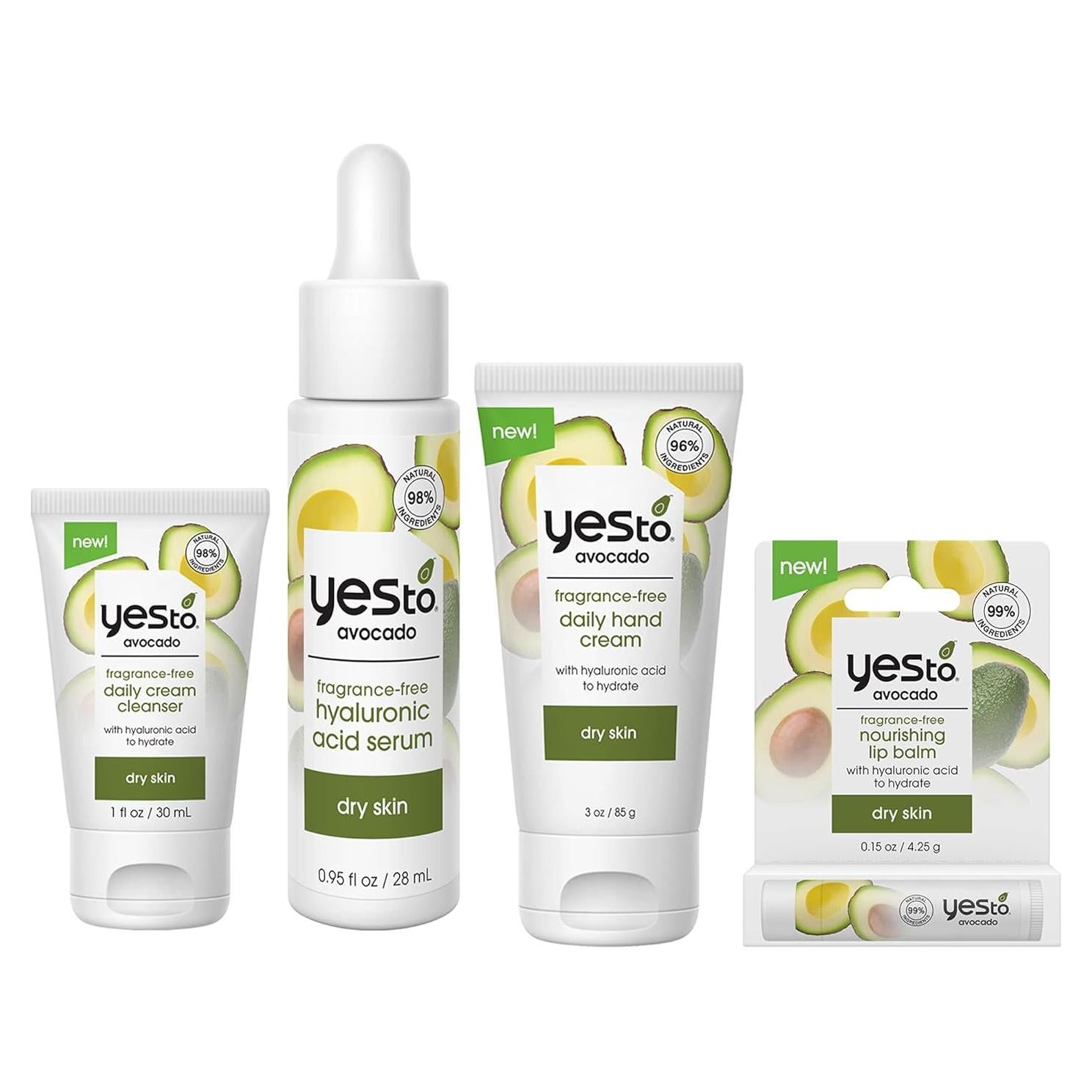 Kit Hidratante Sin Fragancia Sí A Aguacate - 4 Productos