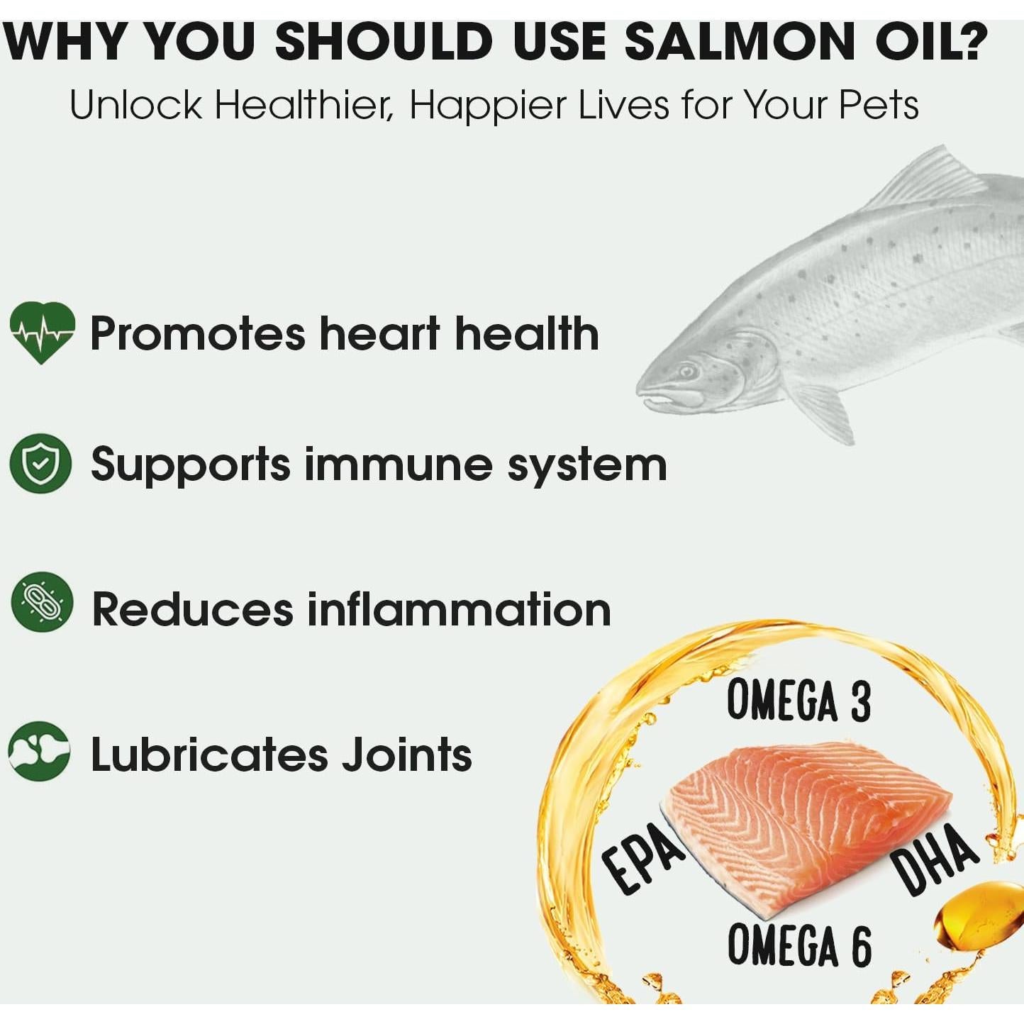 Aceite de Salmón Iceland Pure 247.5g Omega-3 para Mascotas