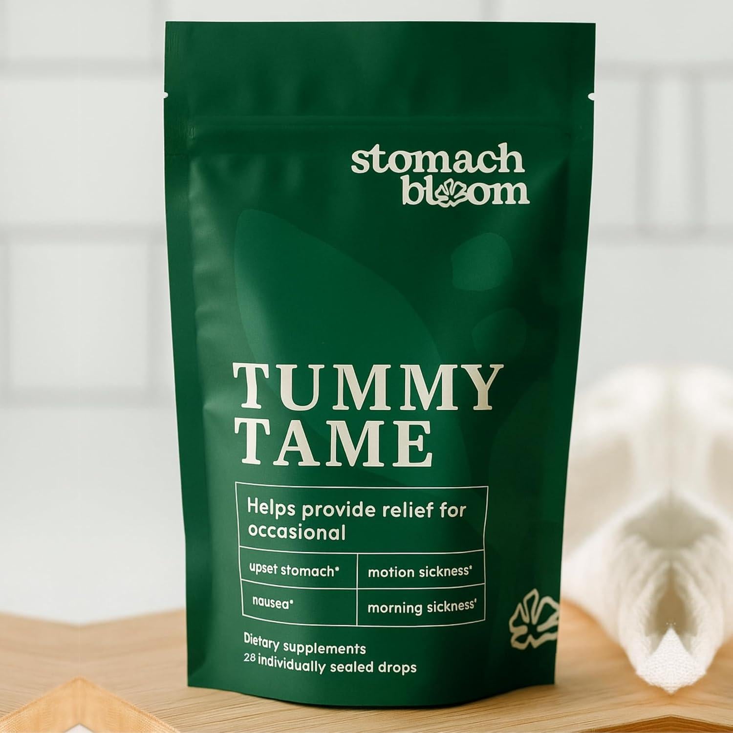 Gotas de Jengibre Tummy Tame 28ml - Alivio de Náuseas y Mareos