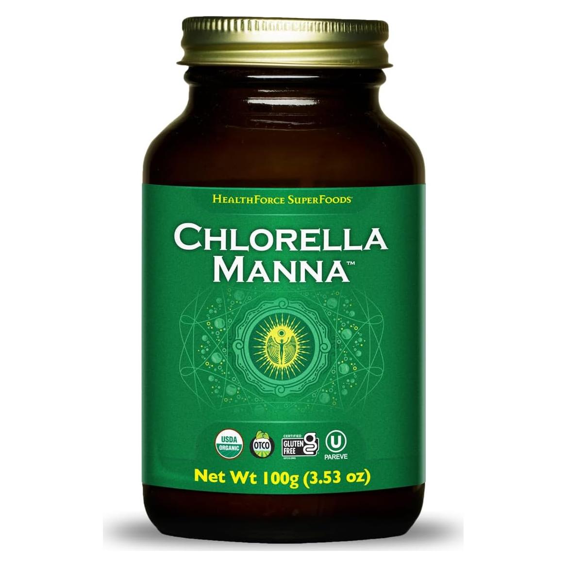 Chlorella Manna HealthForce SuperFoods - Polvo 100g Orgánico