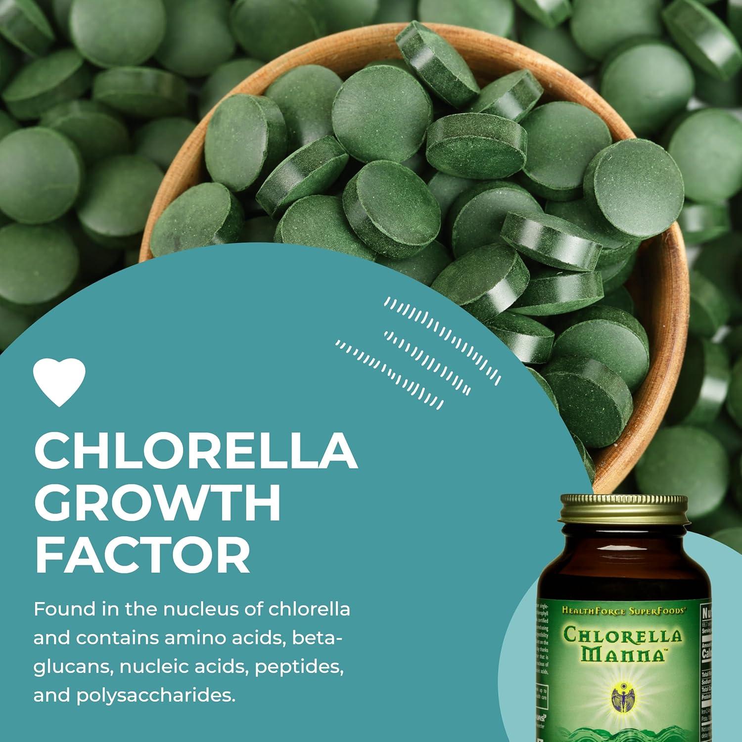 Chlorella Manna HealthForce SuperFoods - Polvo 100g Orgánico