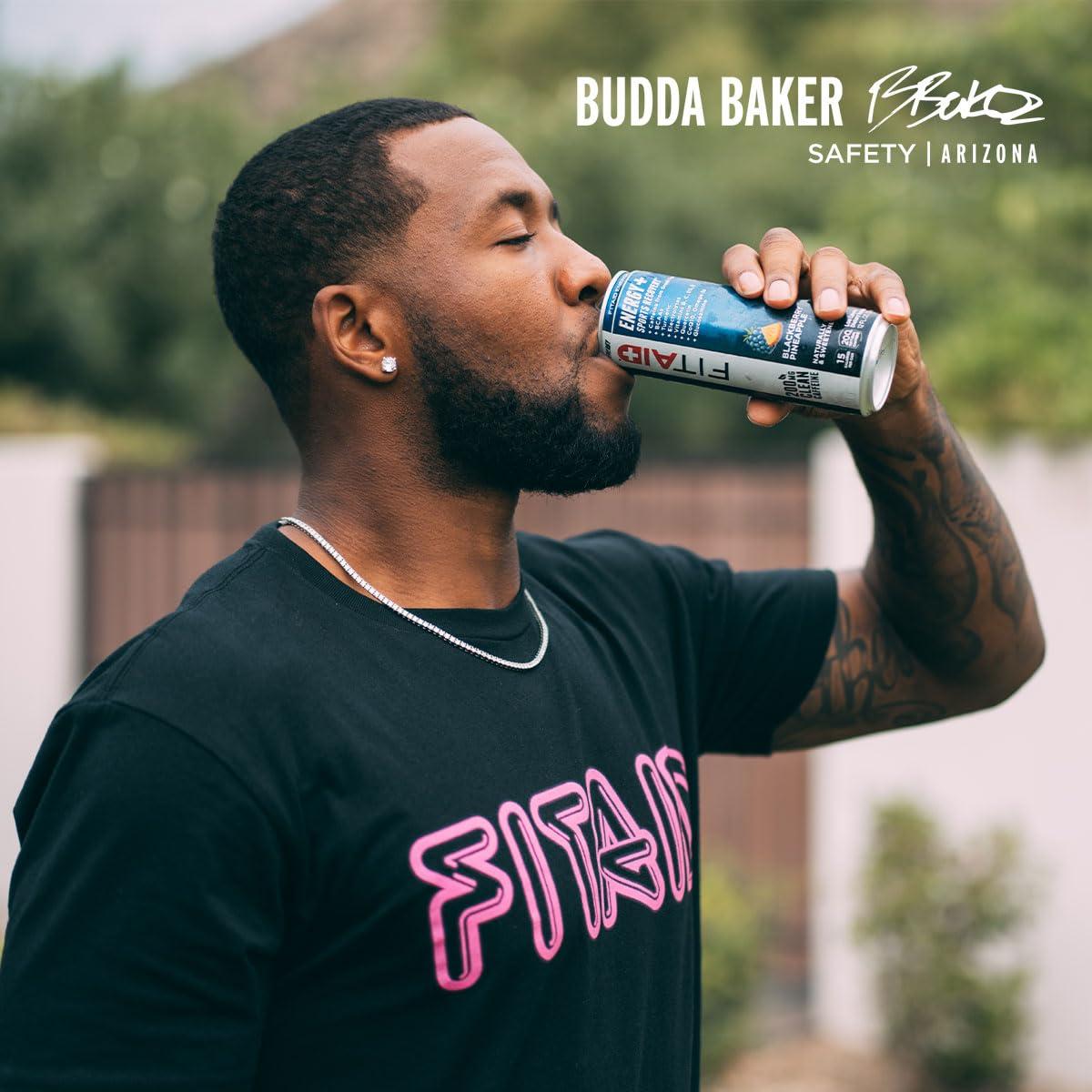 FITAID Energía 200mg Cafeína Natural Mora Piña - Paquete 12