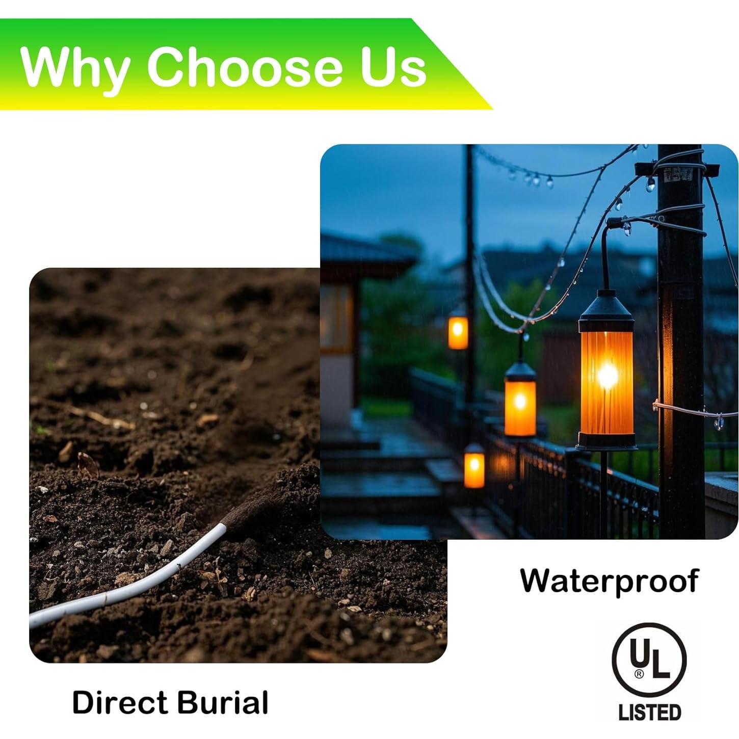 Cable de Paisajismo Comdourt 30m SPT-2 16AWG 2 Conductores