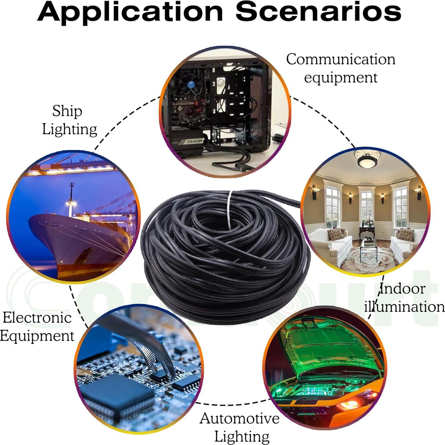 Cable de Paisajismo Comdourt 30m SPT-2 16AWG 2 Conductores