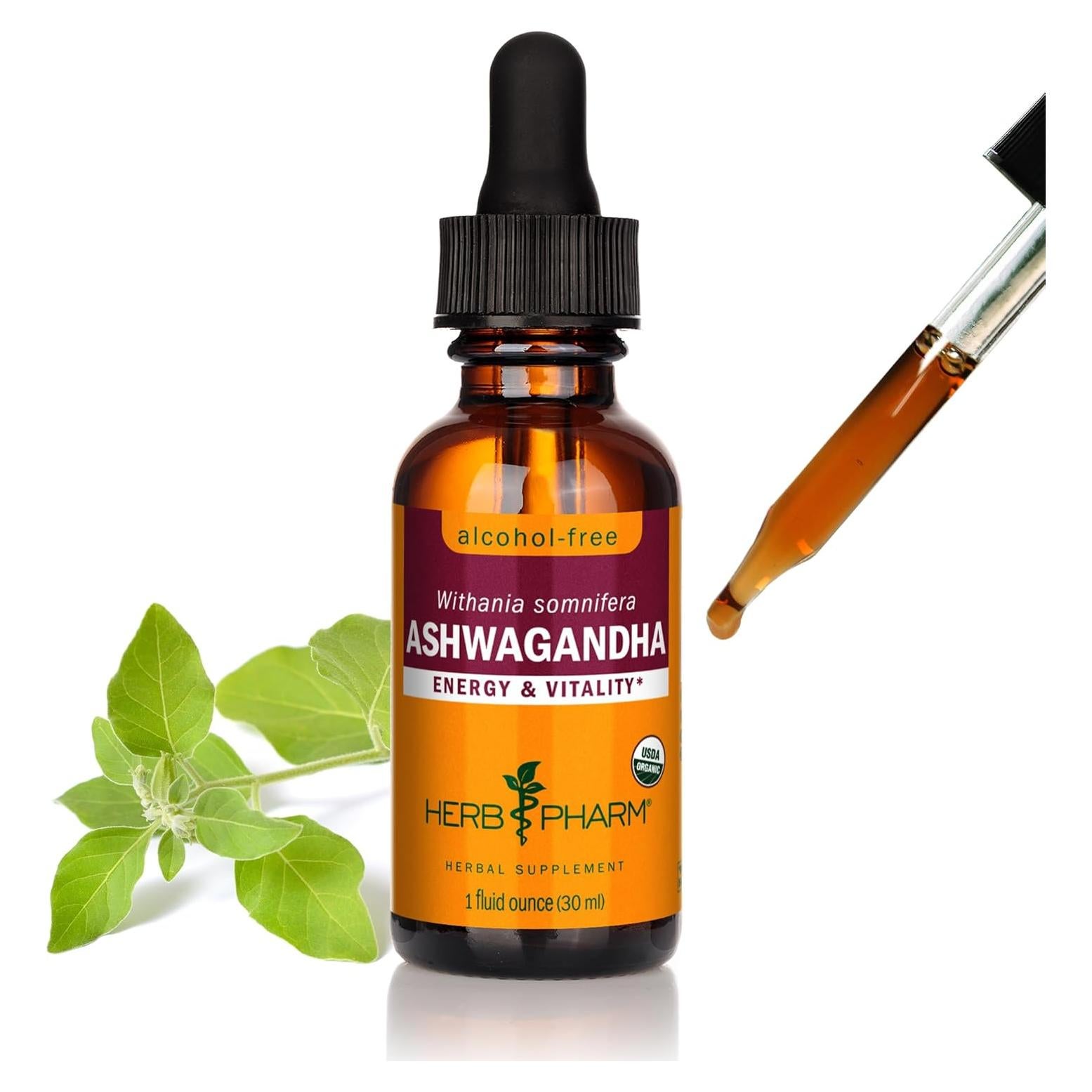 Extracto Líquido de Ashwagandha Orgánico Herb Pharm 30 ml