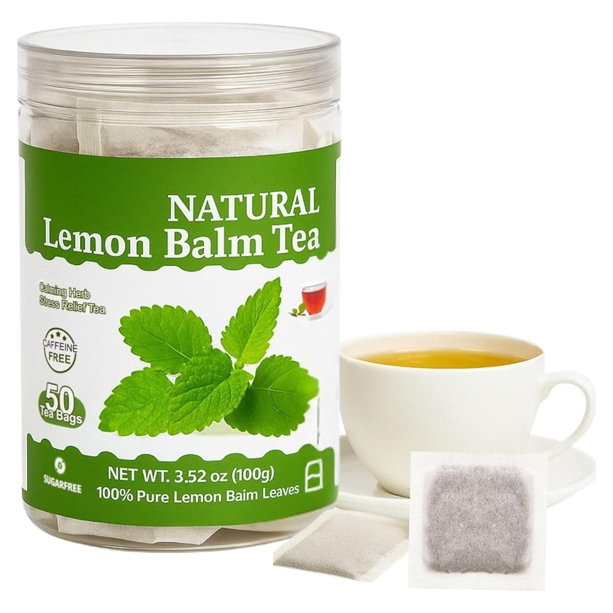 Bolsitas de Té de Melisa YUNHAHA - 50 Unidades Ecológicas