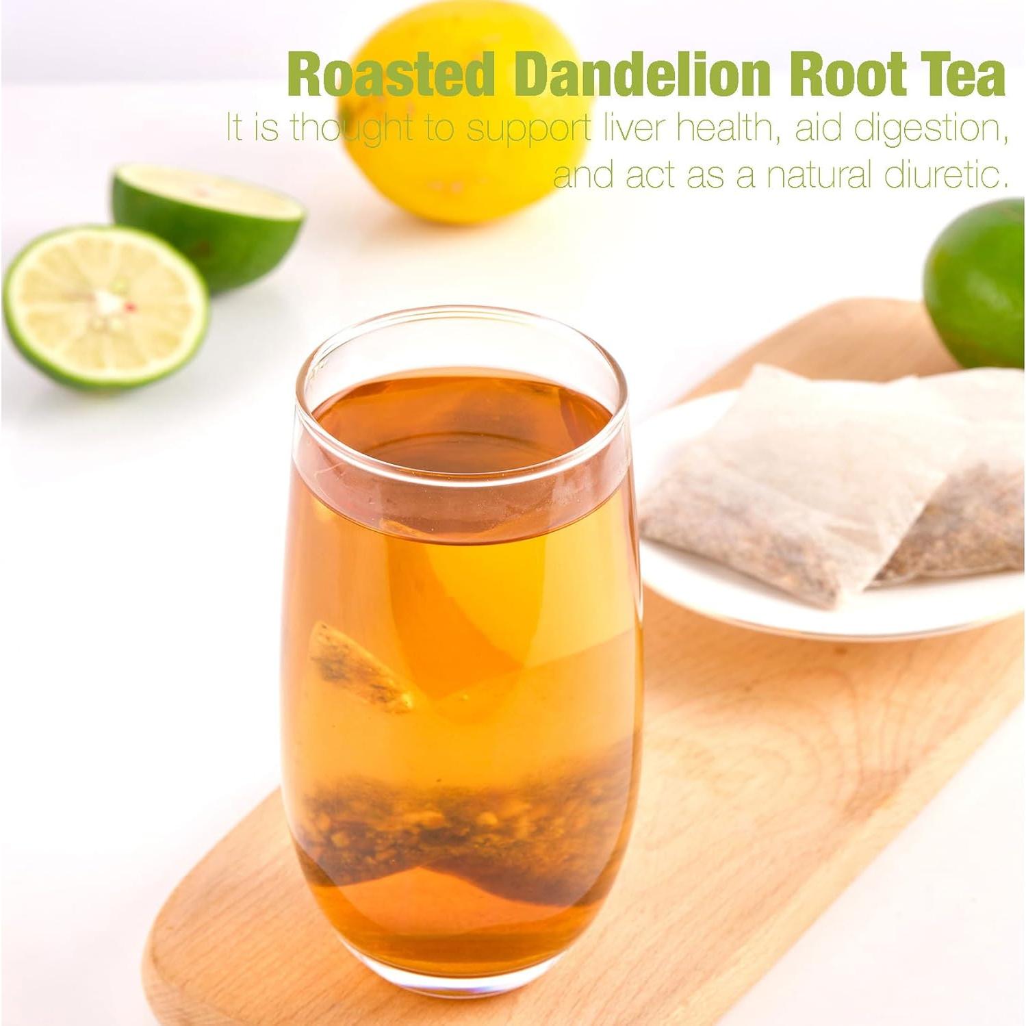 50 Bolsas de Té de Raíz de Diente de León VitalForest 100% Natural