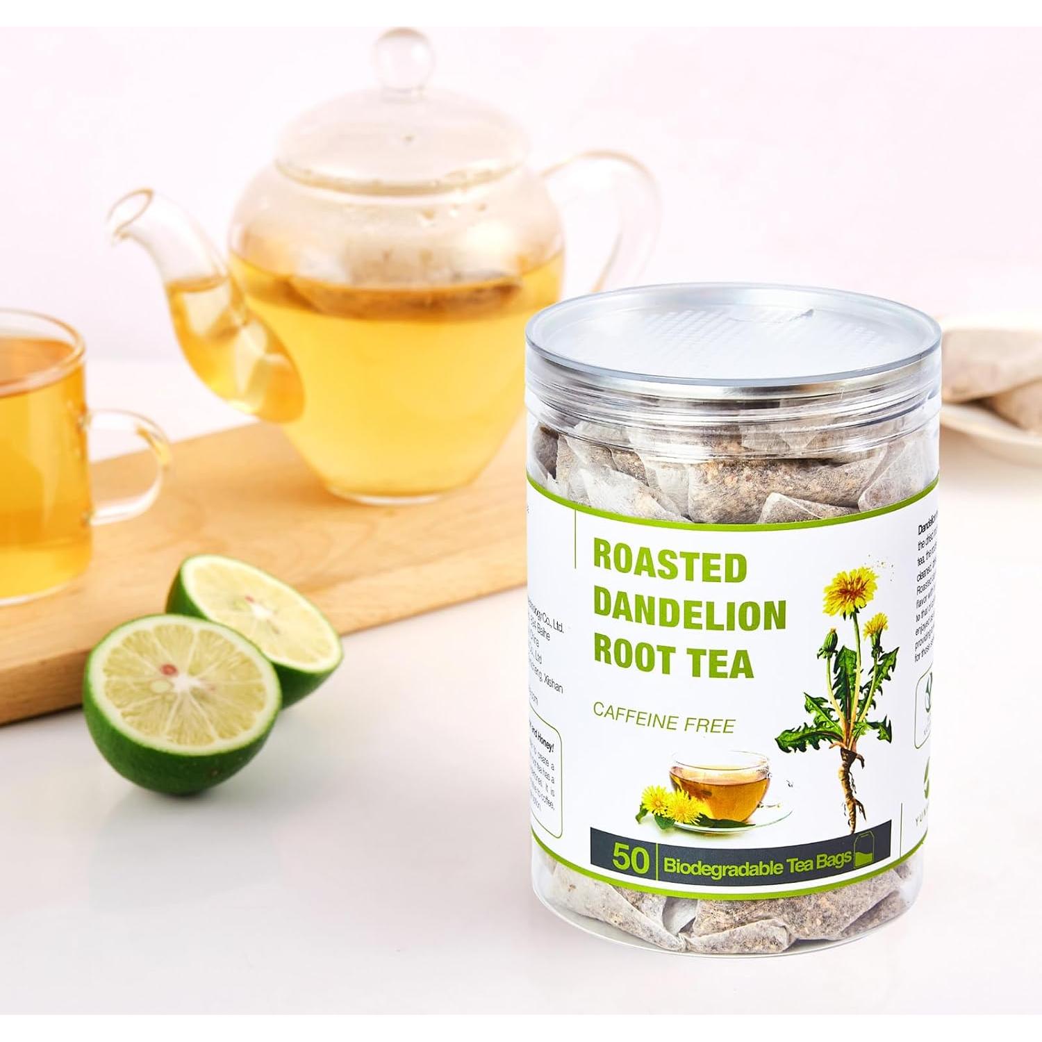 50 Bolsas de Té de Raíz de Diente de León VitalForest 100% Natural