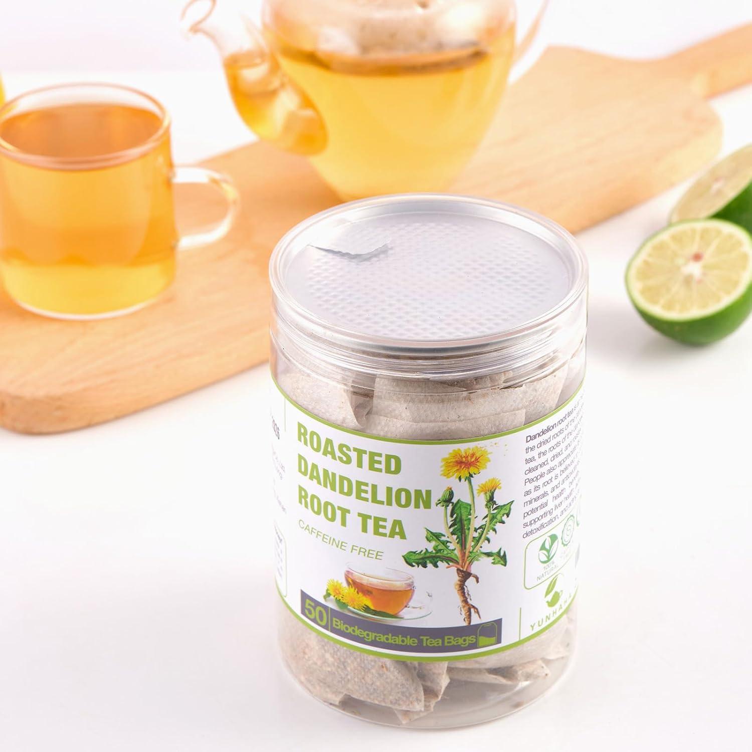 50 Bolsas de Té de Raíz de Diente de León VitalForest 100% Natural